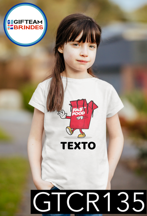 T-SHIRT CRIANÇA  ALIMENTOS GTCR135