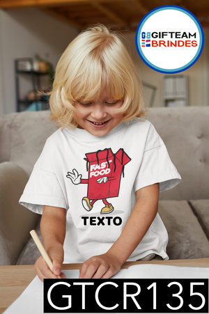 T-SHIRT CRIANÇA  ALIMENTOS GTCR135