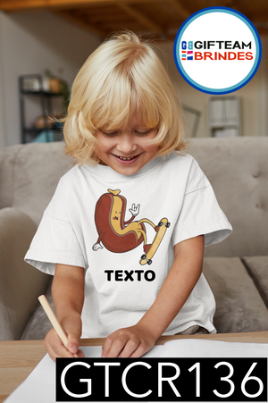 T-SHIRT CRIANÇA  ALIMENTOS GTCR136