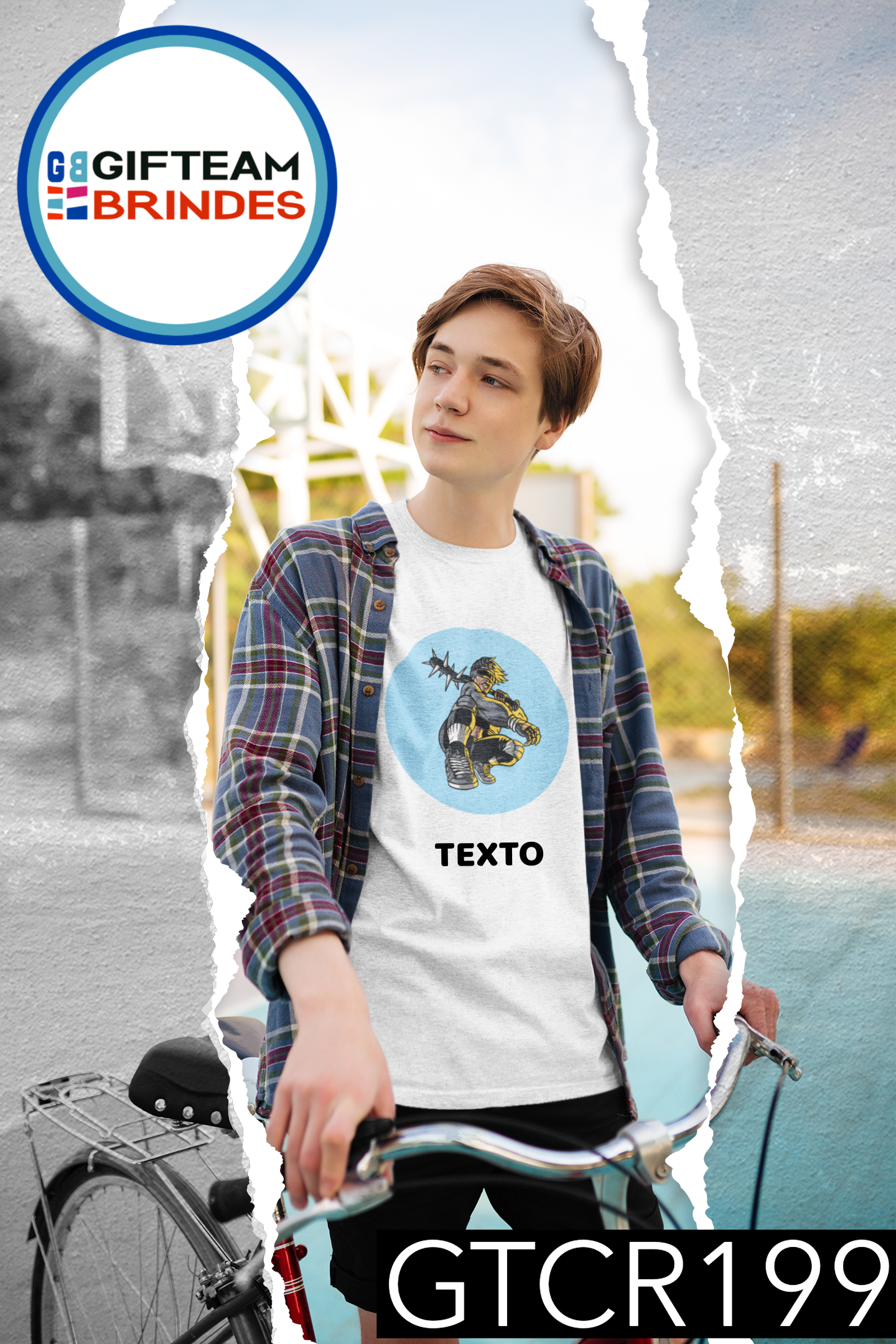 T-SHIRT CRIANÇA ANIMAÇÃO GTCR199