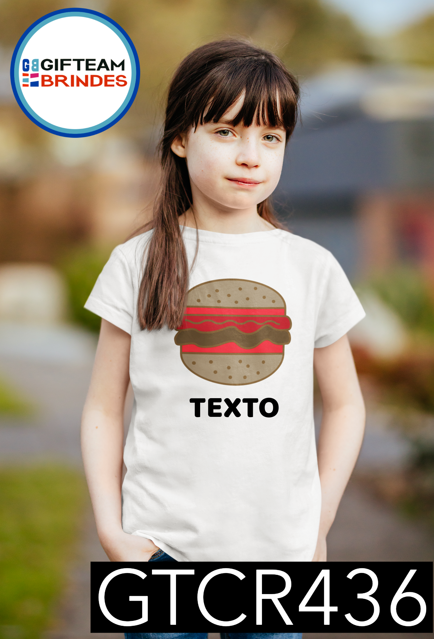 T-SHIRT CRIANÇA ALIMENTOS GTCR436