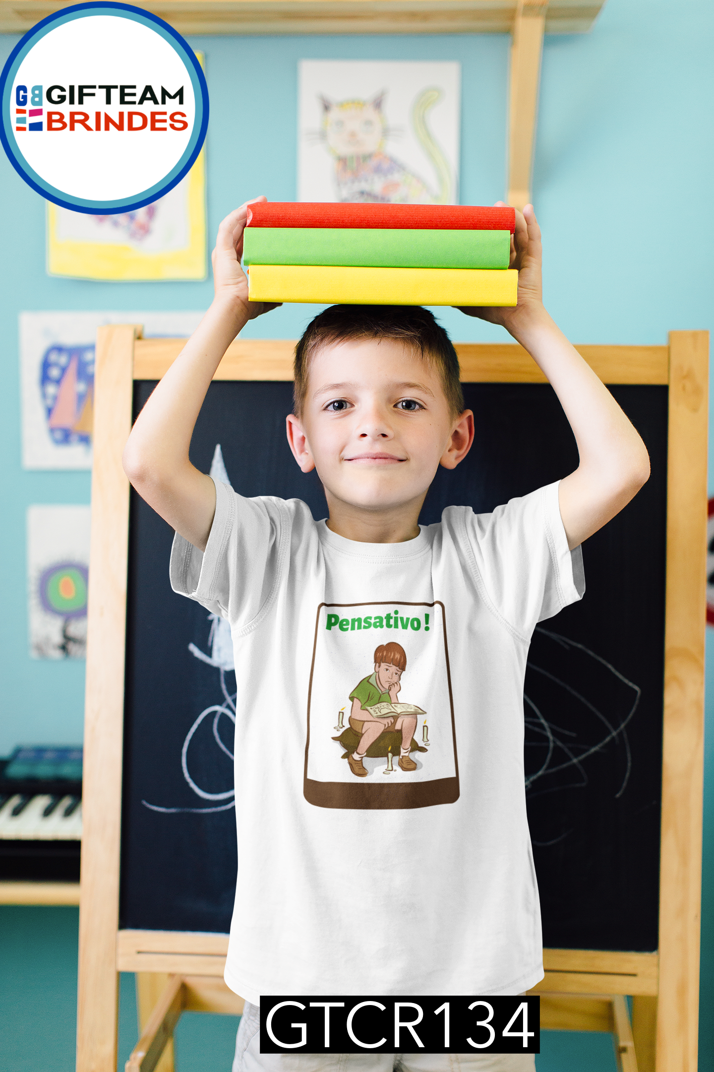 T-SHIRT CRIANÇA ESCOLA GTCR134