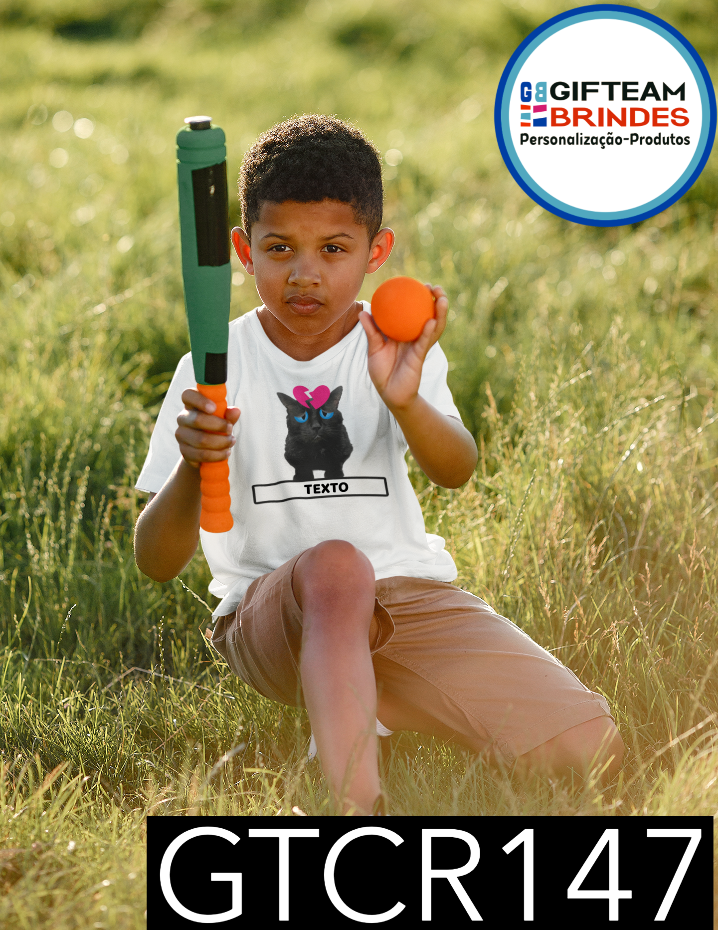 T-SHIRT CRIANÇA ANIMAIS GTCR147