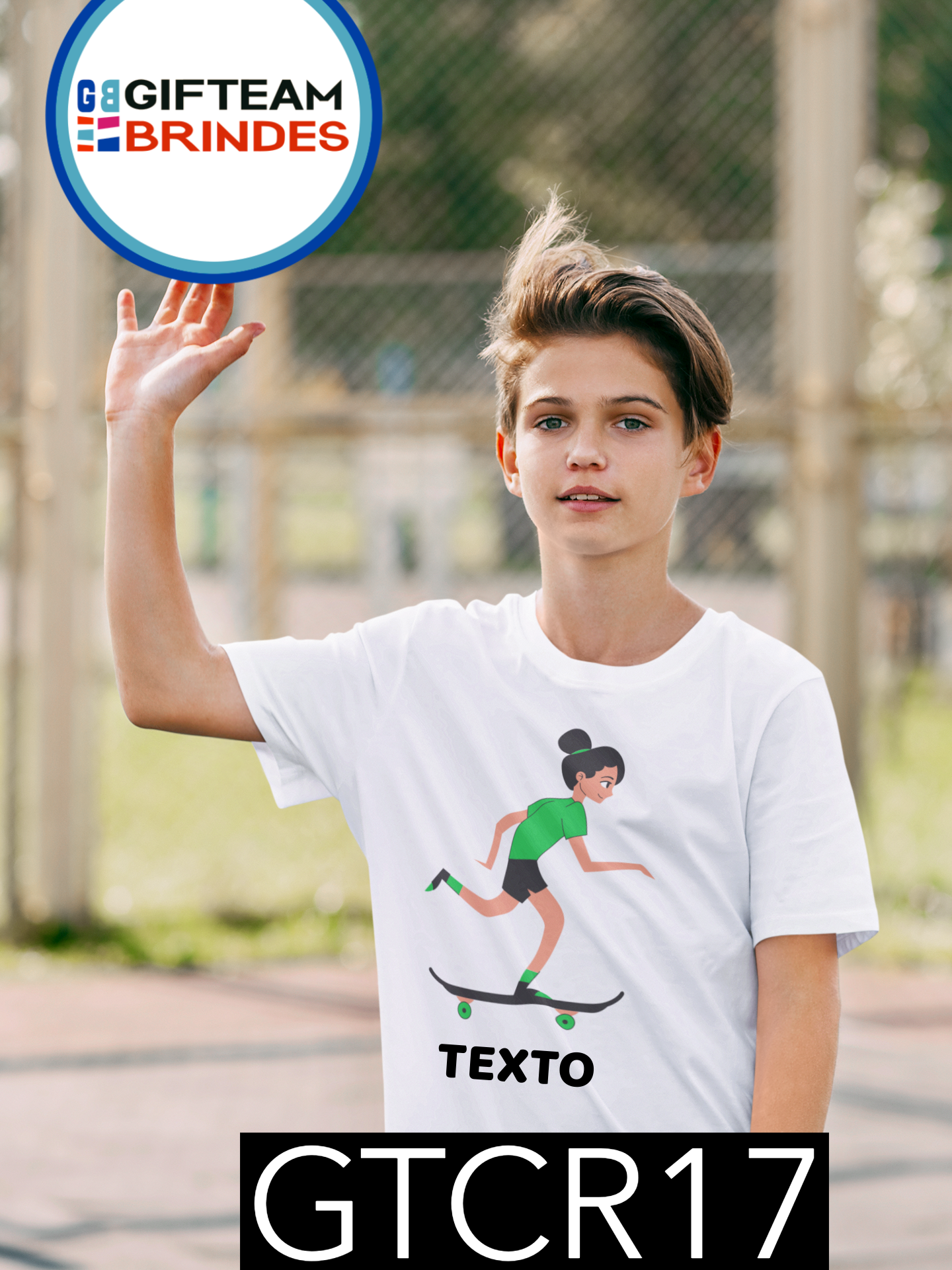 T-SHIRT CRIANÇA DESPORTO GTCR17