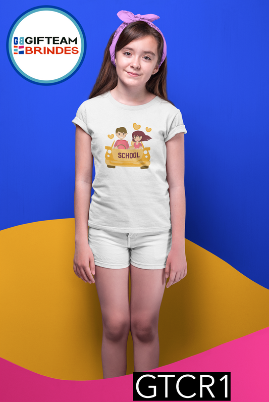 T-SHIRT CRIANÇA ESCOLA GTCR1