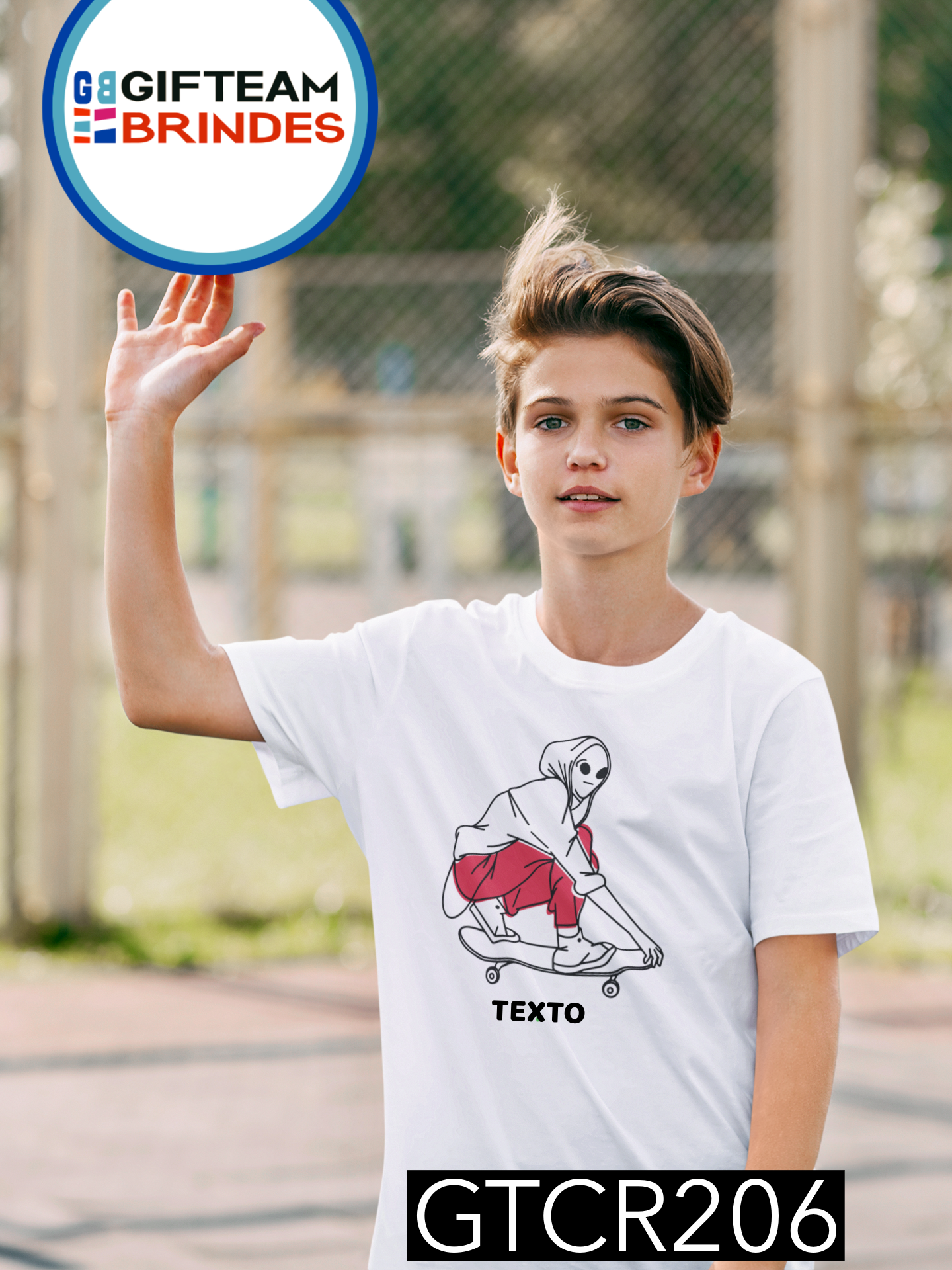 T-SHIRT CRIANÇA DESPORTO GTCR206