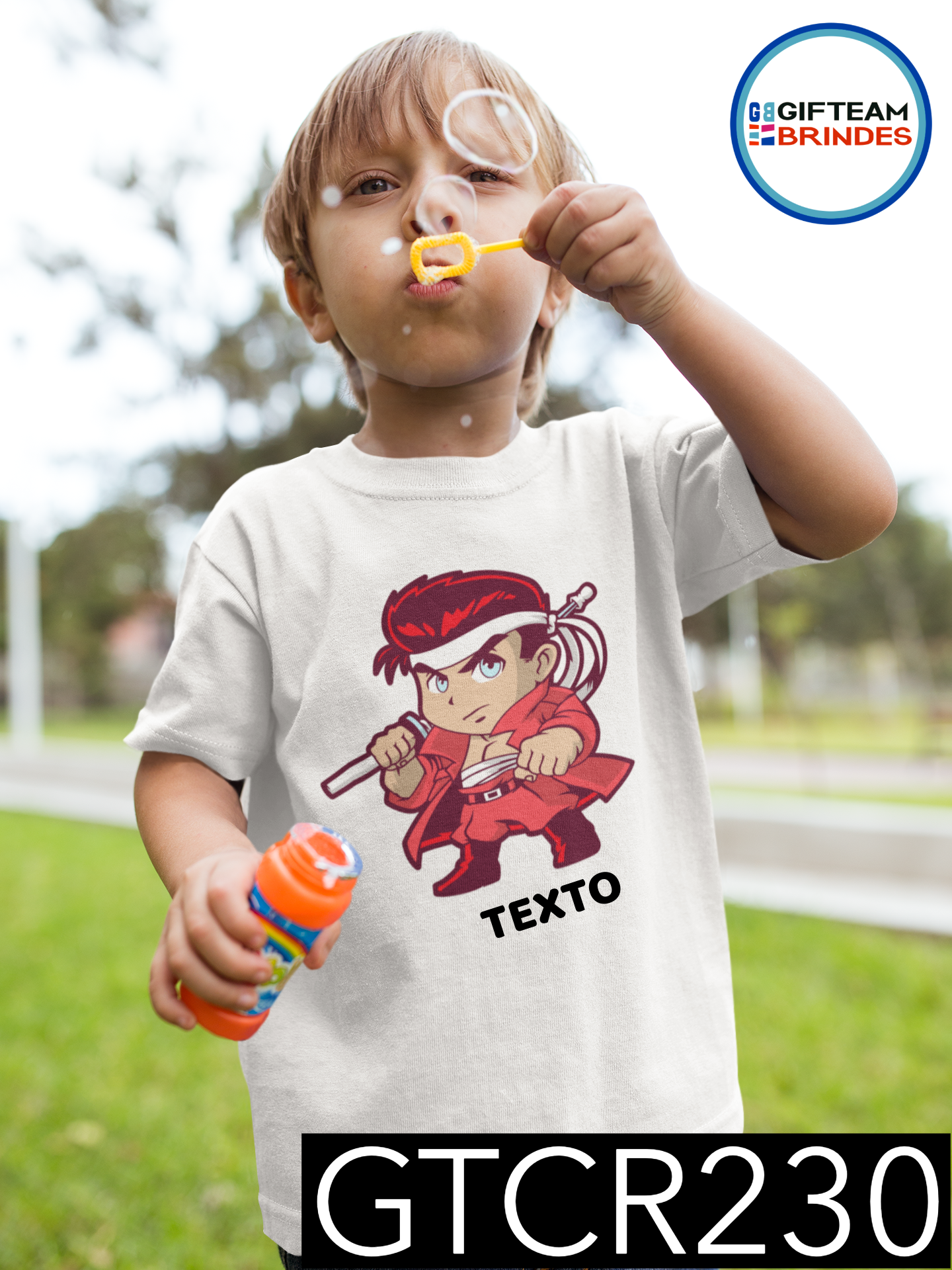 T-SHIRT CRIANÇA ANIMAÇÃO GTCR230