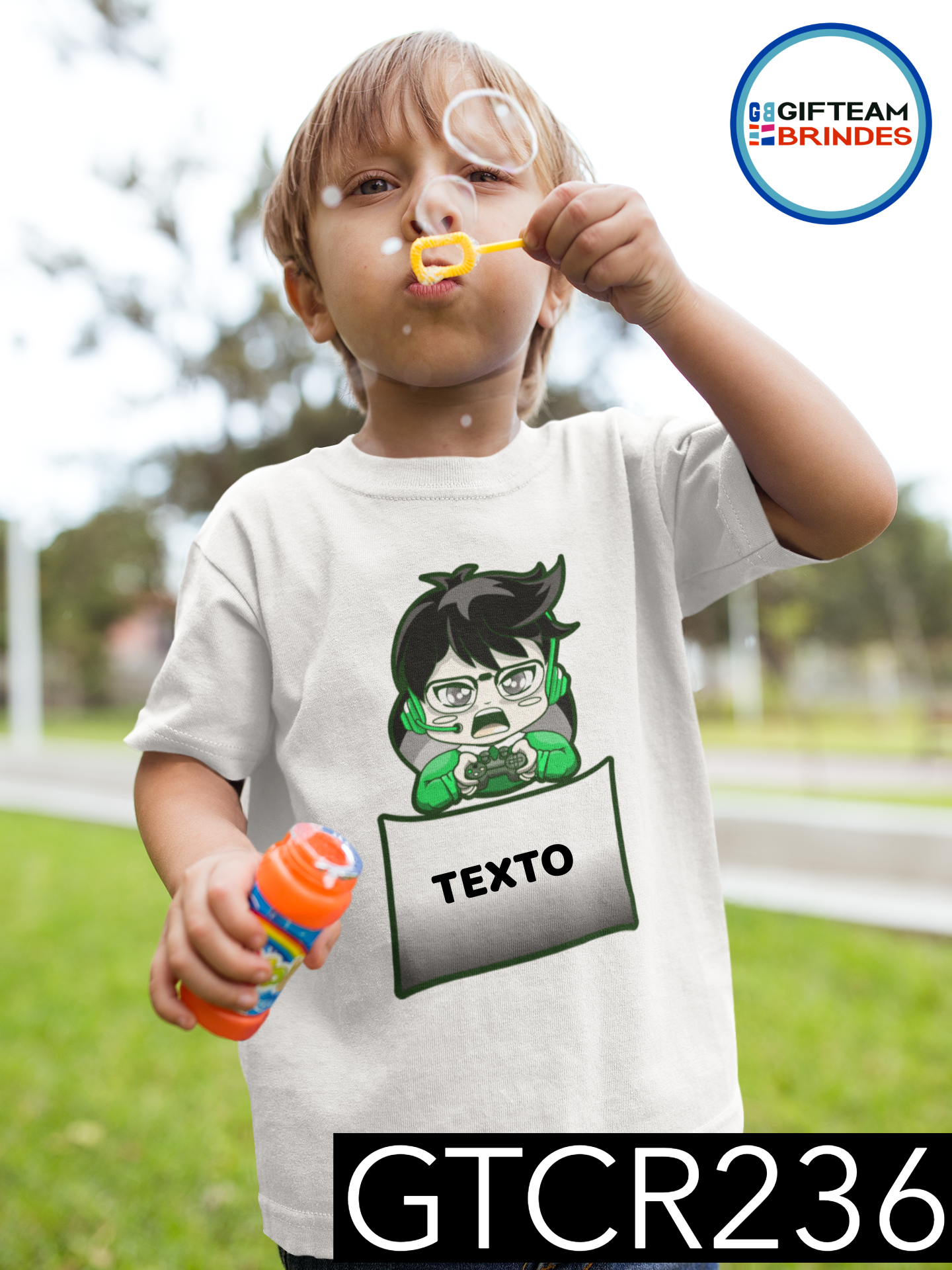 T-SHIRT CRIANÇA ANIMAÇÃO GTCR236