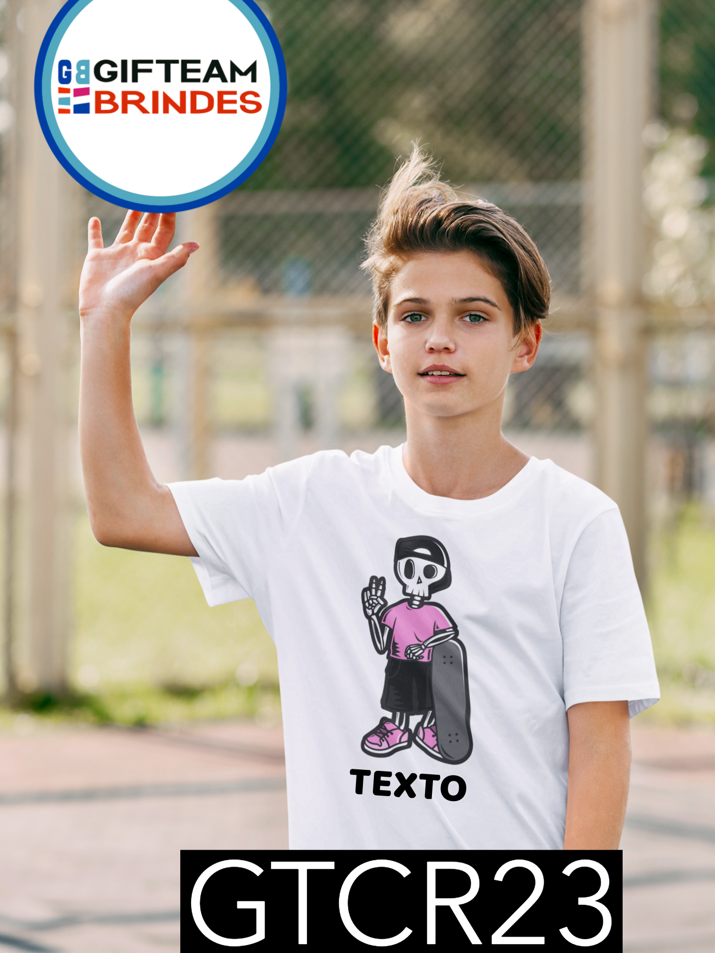T-SHIRT CRIANÇA DESPORTO GTCR23