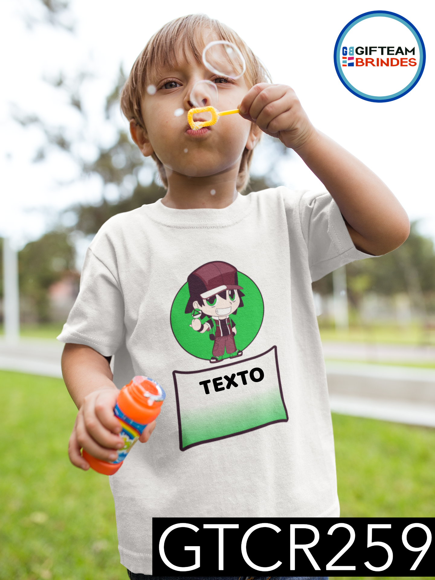 T-SHIRT CRIANÇA ANIMAÇÃO GTCR259