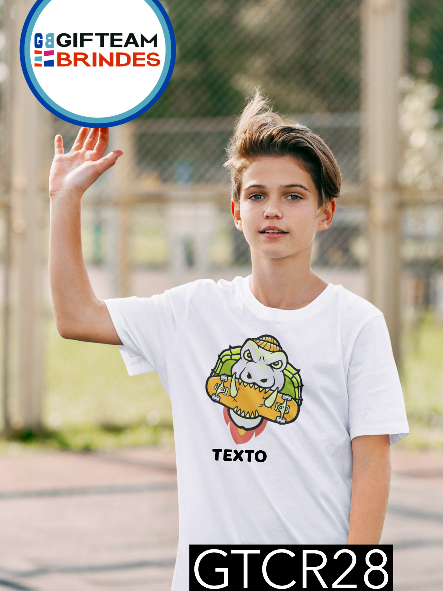 T-SHIRT CRIANÇA DESPORTO GTCR28