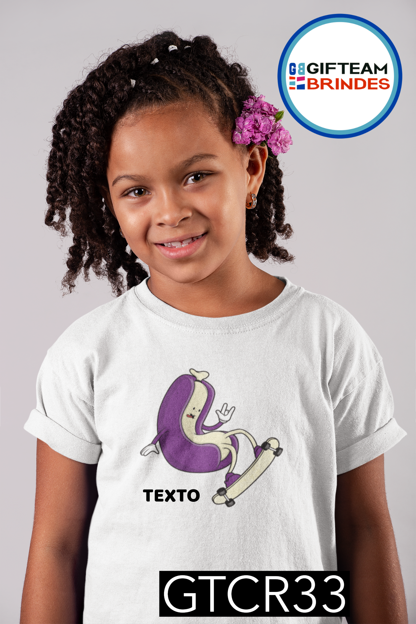 T-SHIRT CRIANÇA DESPORTO GTCR33