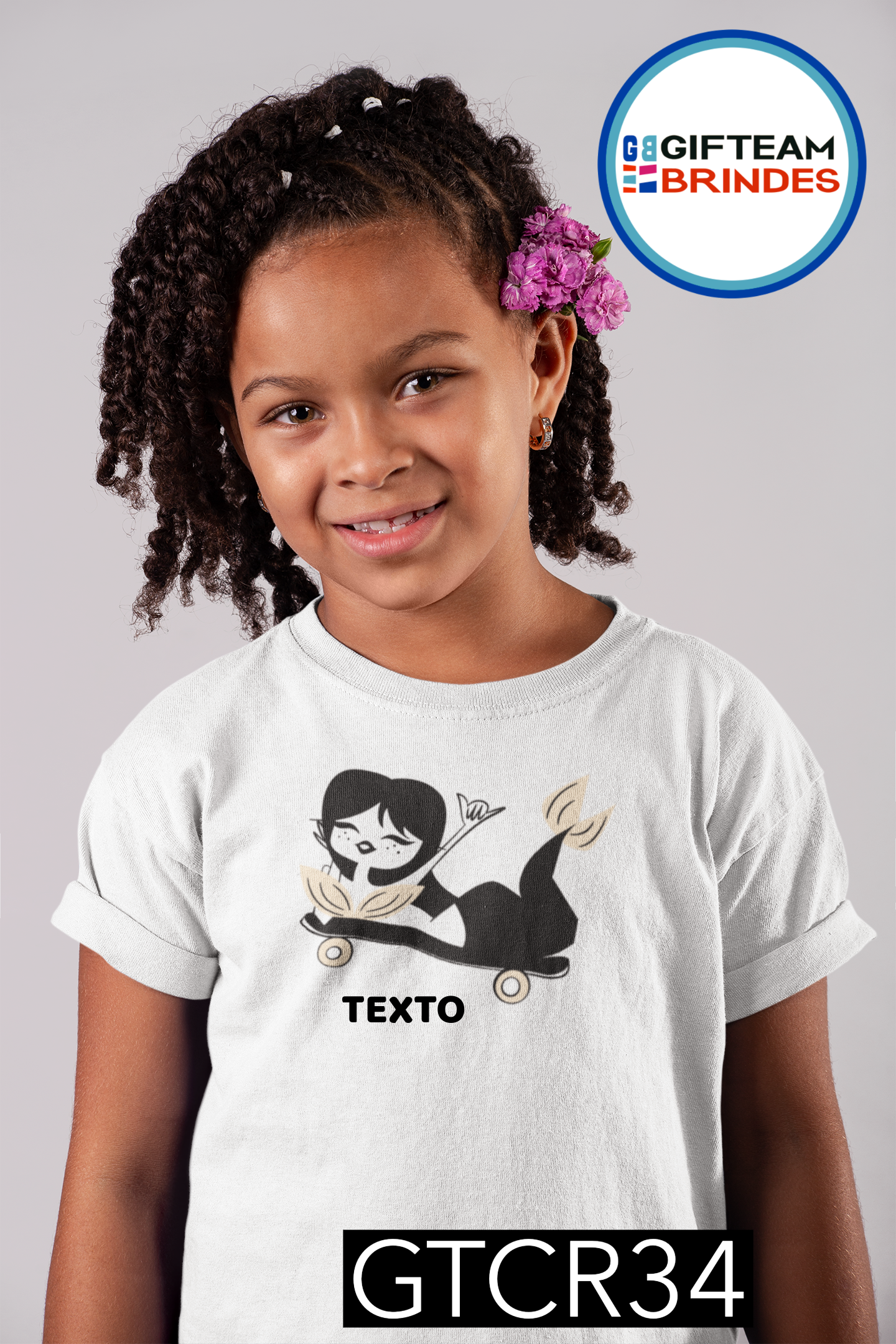 T-SHIRT CRIANÇA DESPORTO GTCR34