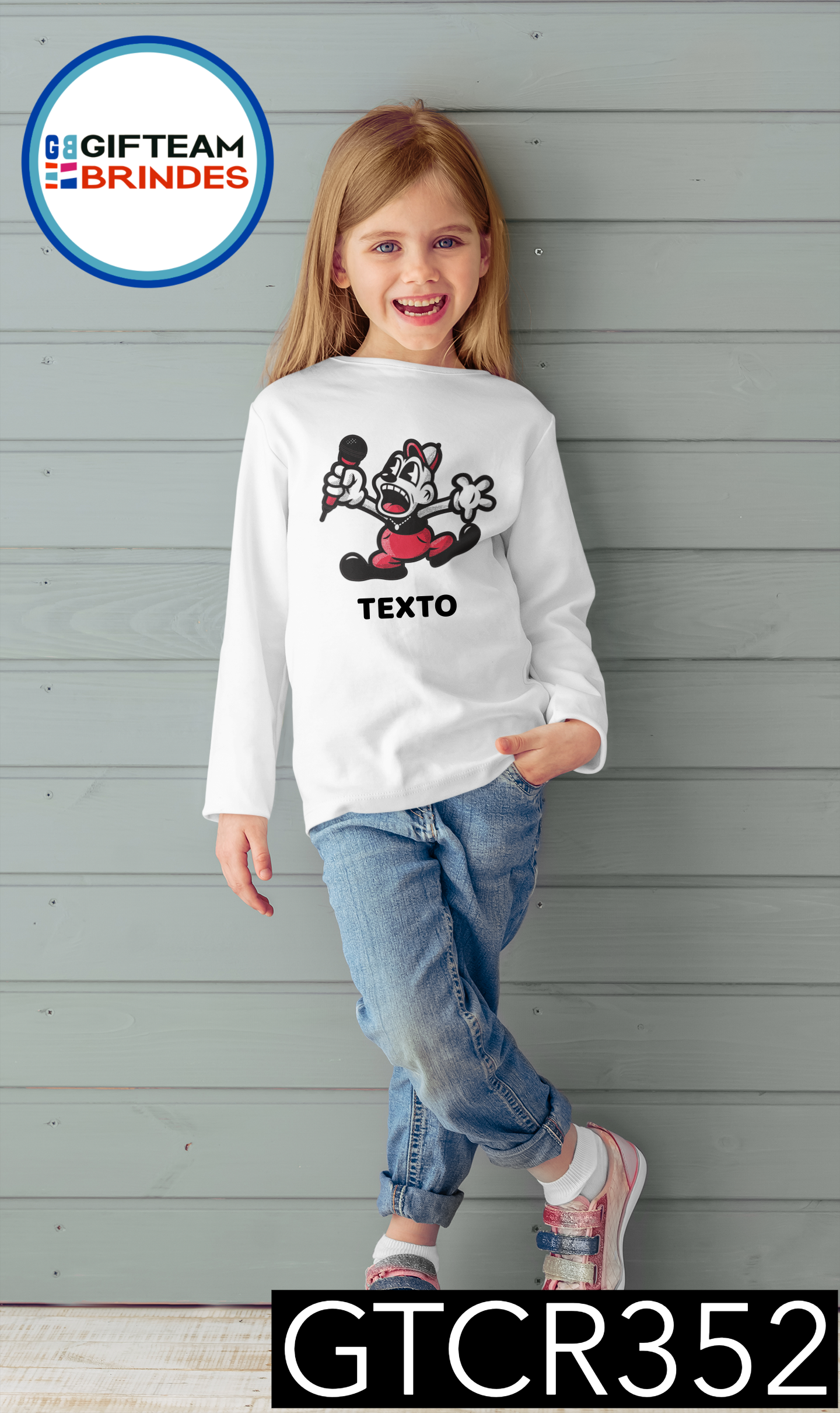 SWEAT-SHIRT CRIANÇA MÚSICA GTCR352