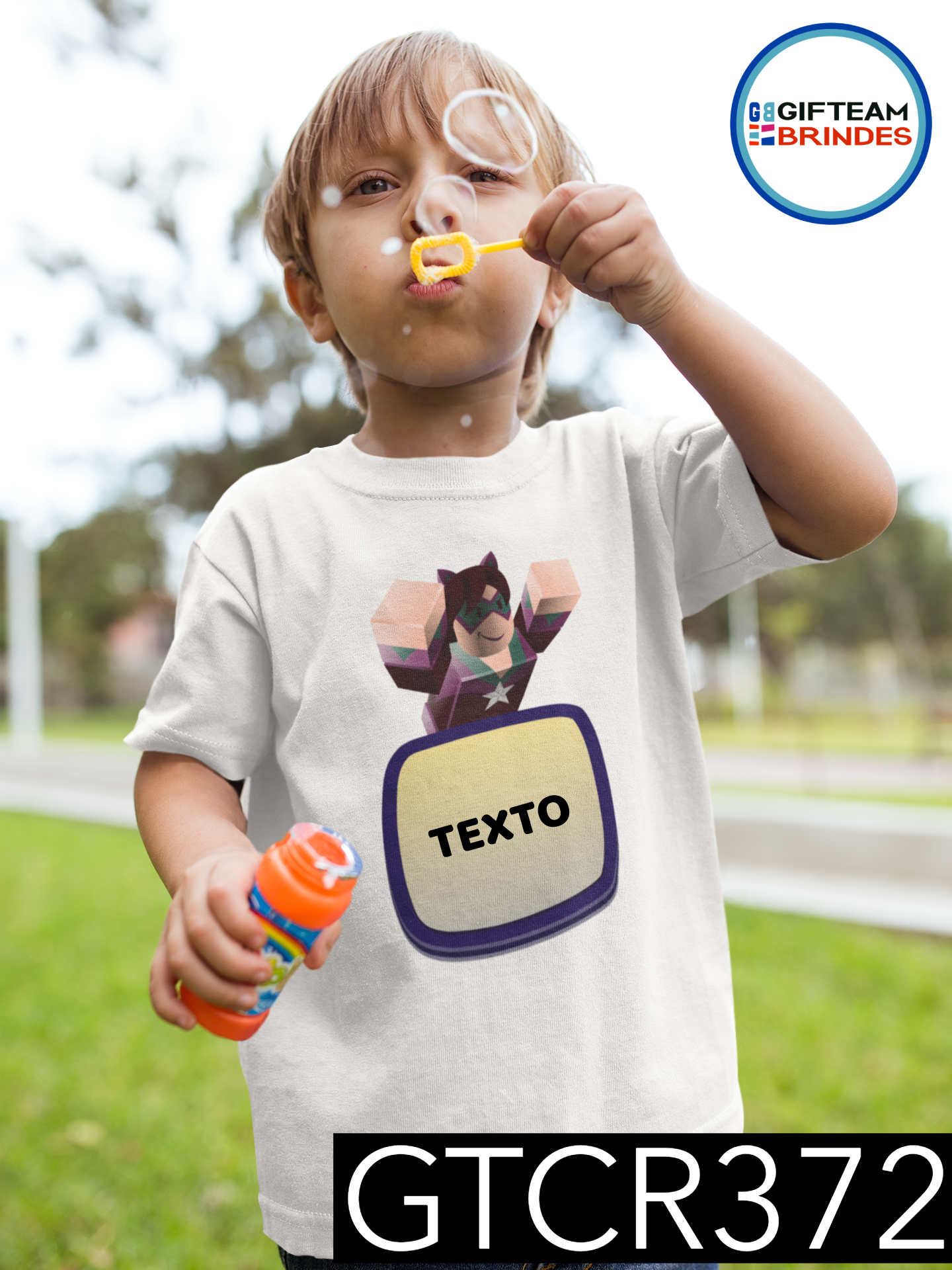 T-SHIRT CRIANÇA ANIMAÇÃO GTCR372