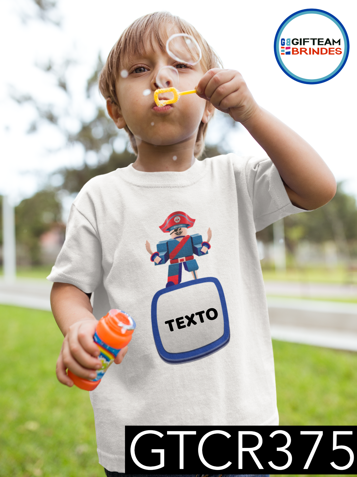 T-SHIRT CRIANÇA ANIMAÇÃO GTCR375
