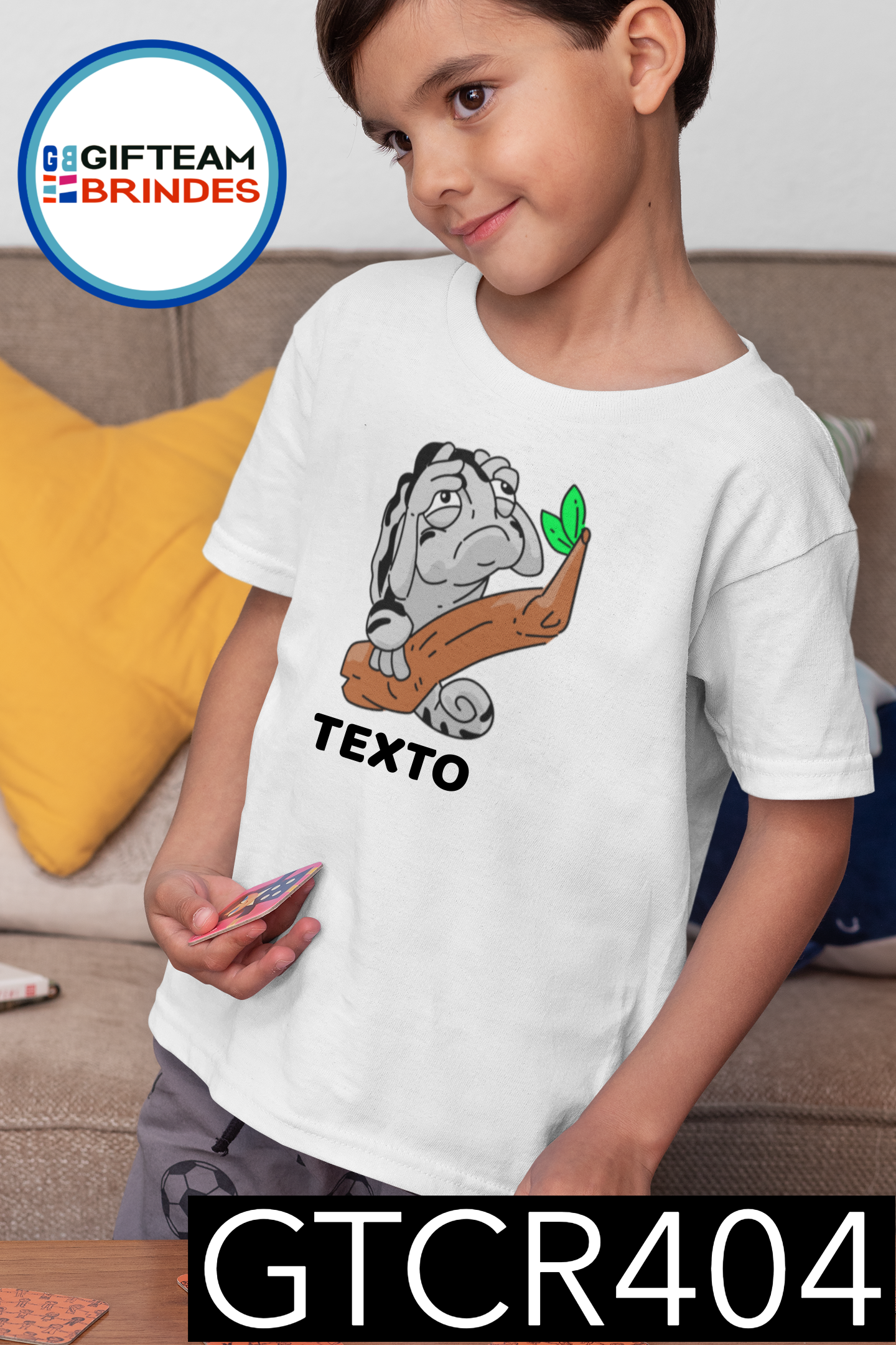 T-SHIRT CRIANÇA ANIMAIS GTCR404