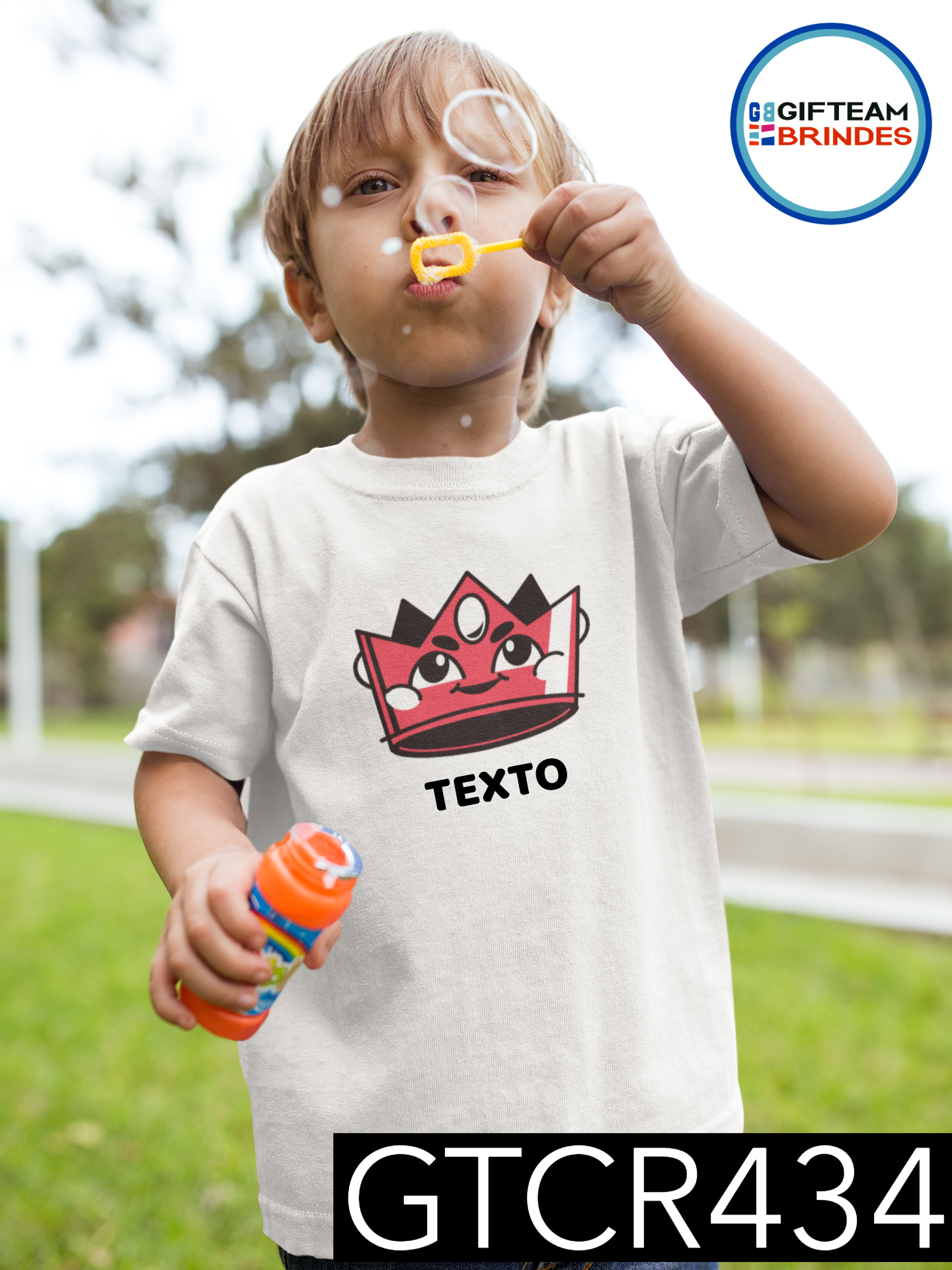 T-SHIRT CRIANÇA ANIMAÇÃO GTCR434