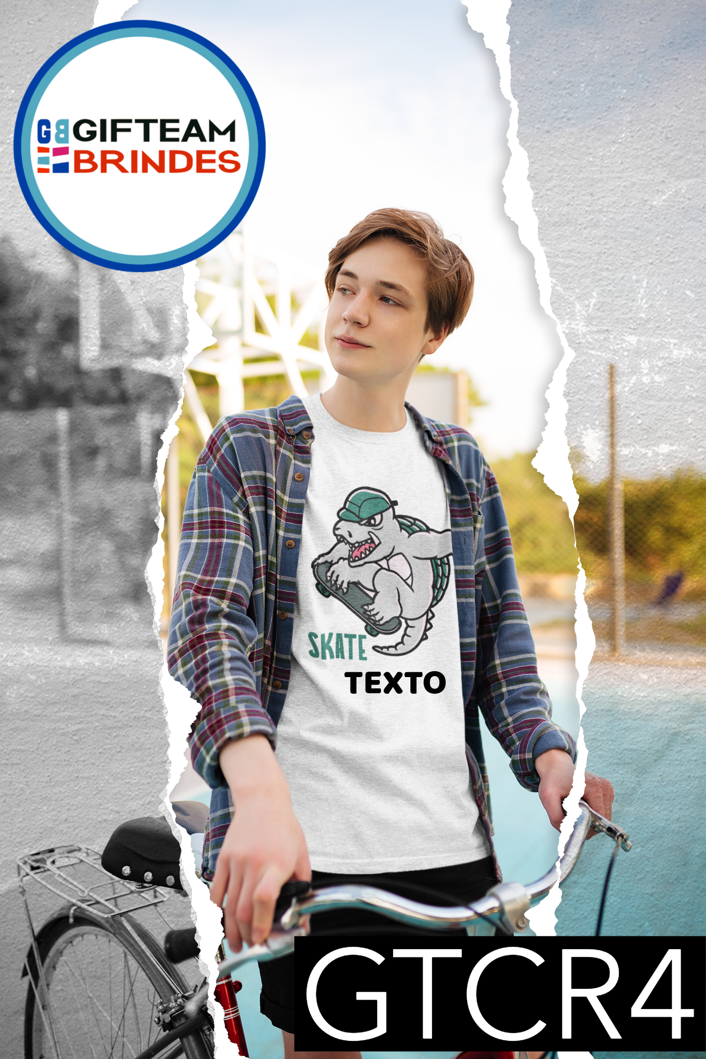 T-SHIRT CRIANÇA ANIMAÇÃO GTCR4