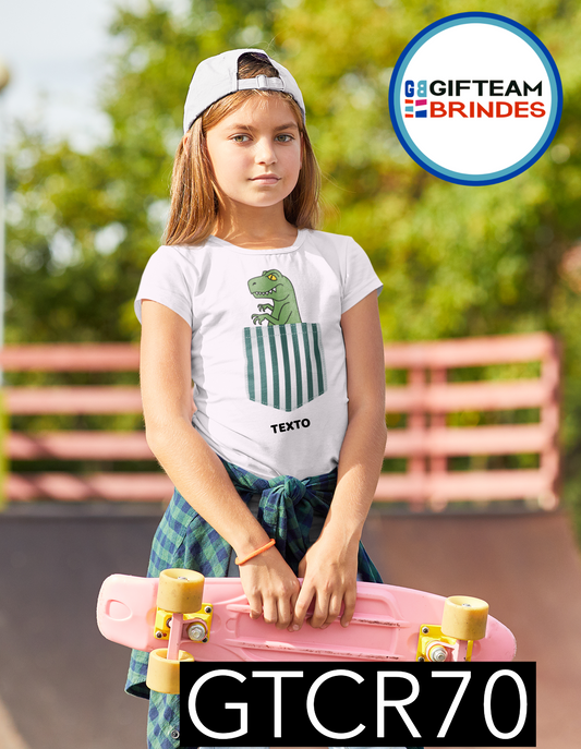 T-SHIRT CRIANÇA BOLSOS GTCR70