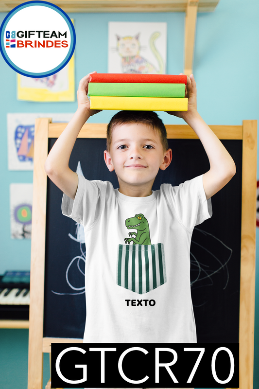 T-SHIRT CRIANÇA BOLSOS GTCR70