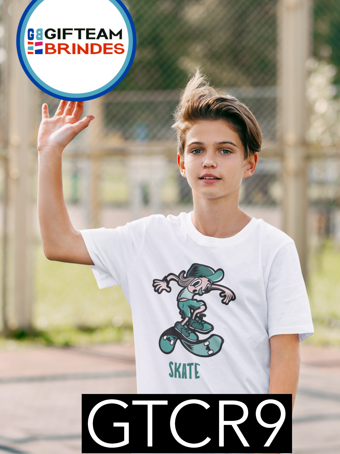 T-SHIRT CRIANÇA DESPORTO GTCR9