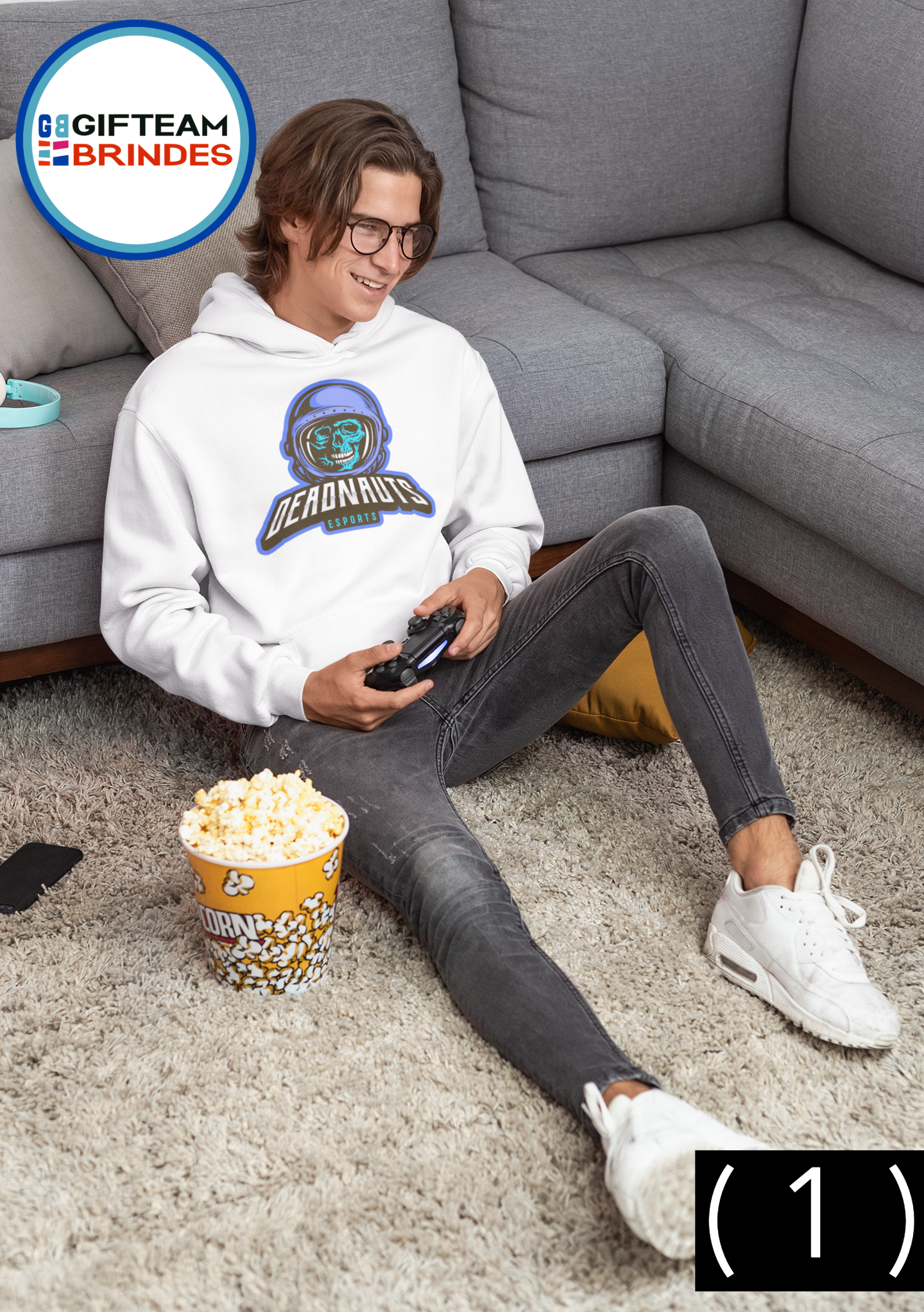 SWEAT SHIRTS CAPUZ HOMEM GAMING DEADNAUTS  236