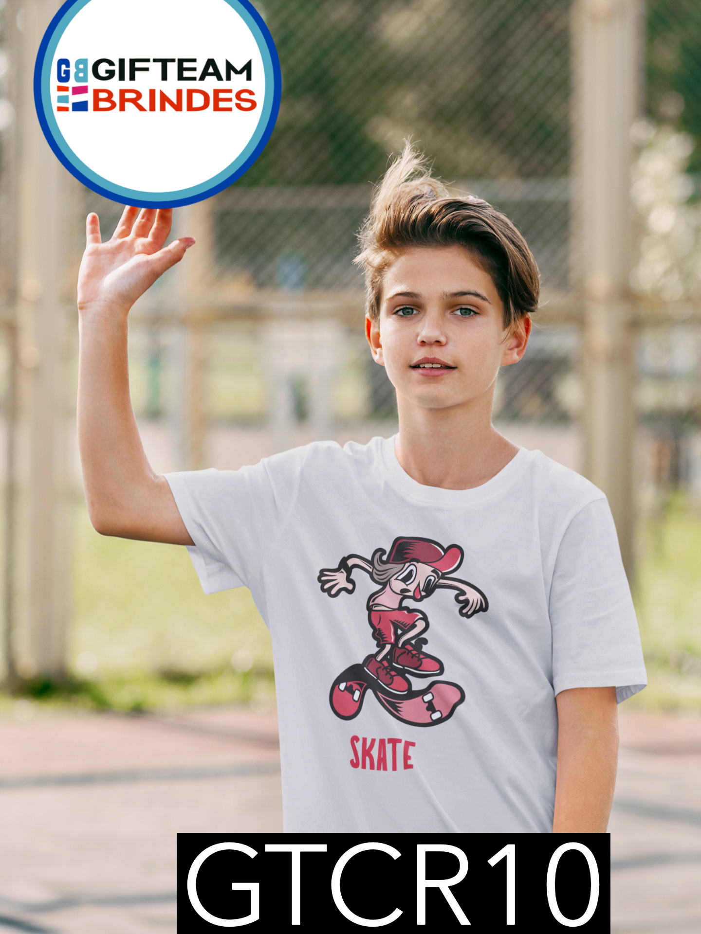 T-SHIRT CRIANÇA DESPORTO GTCR10