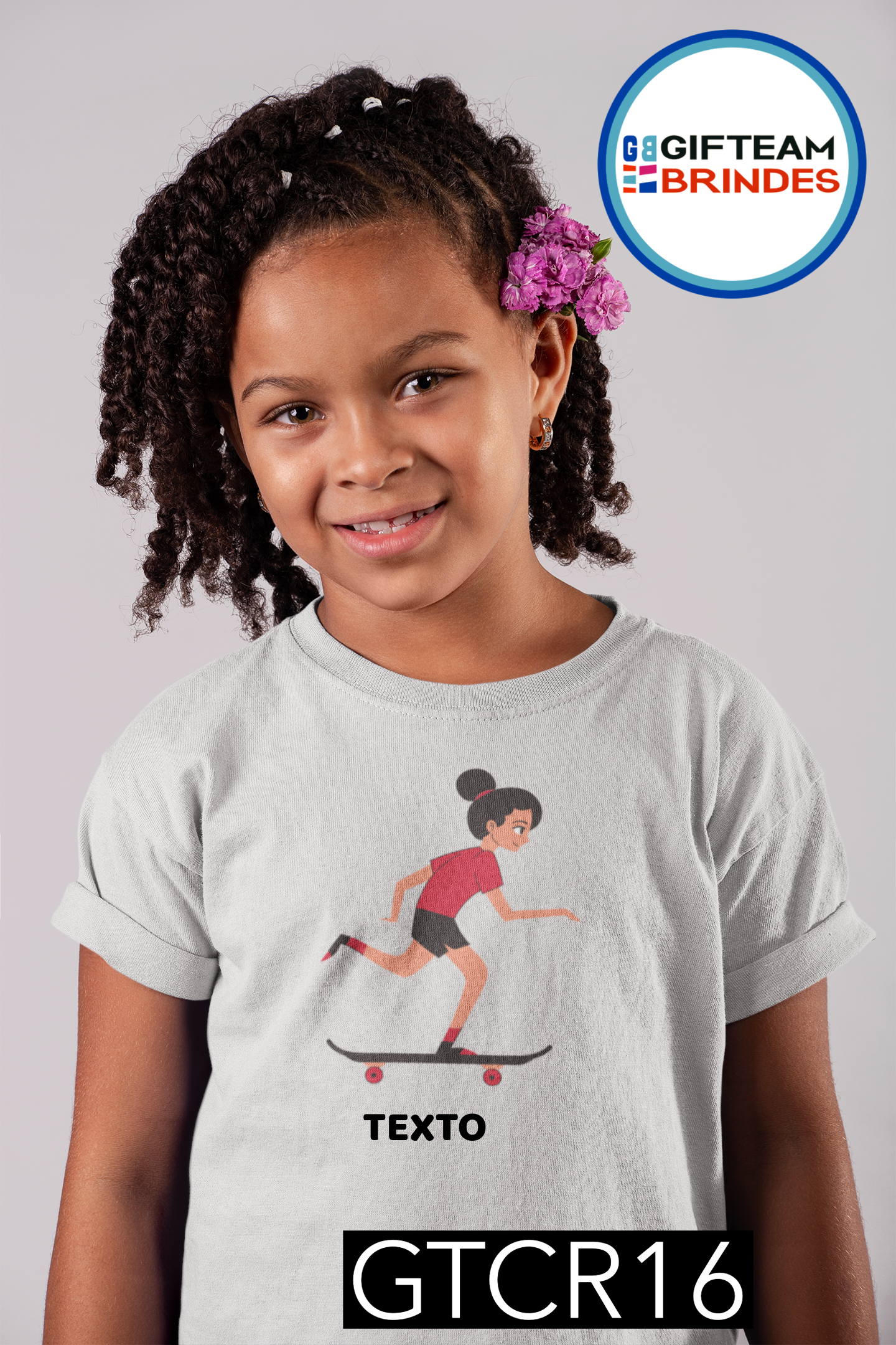 T-SHIRT CRIANÇA DESPORTO GTCR16