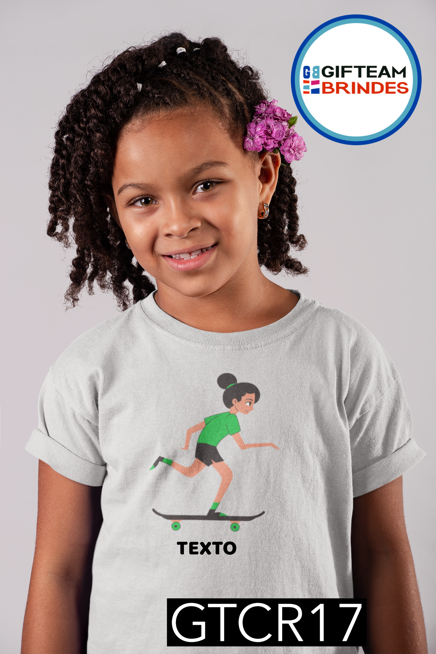T-SHIRT CRIANÇA DESPORTO GTCR17