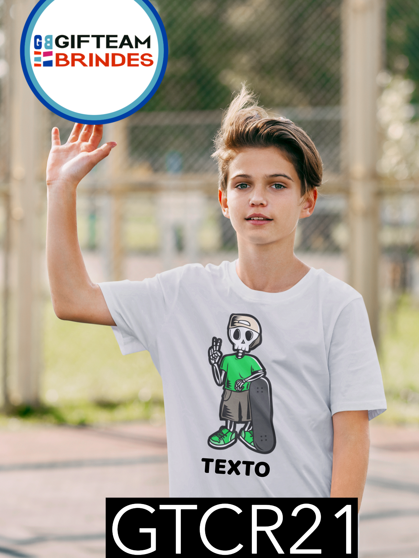 T-SHIRT CRIANÇA DESPORTO GTCR21