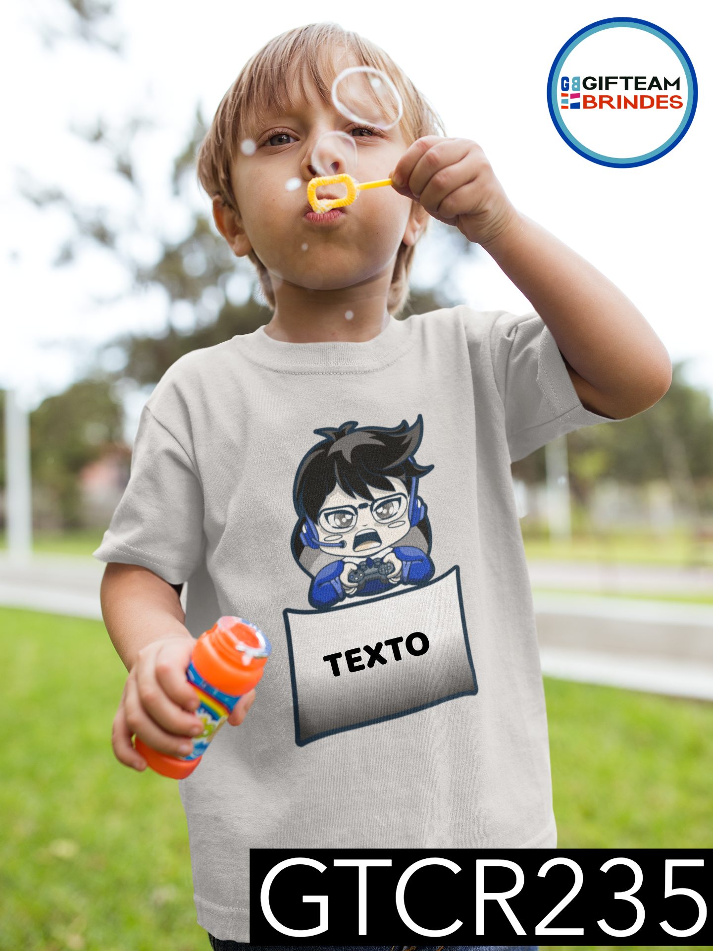 T-SHIRT CRIANÇA ANIMAÇÃO GTCR235