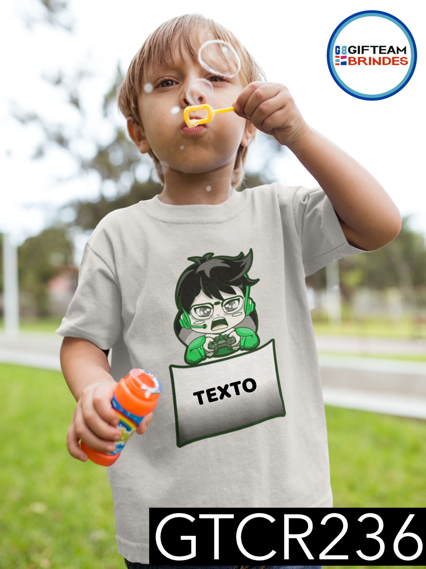 T-SHIRT CRIANÇA ANIMAÇÃO GTCR236