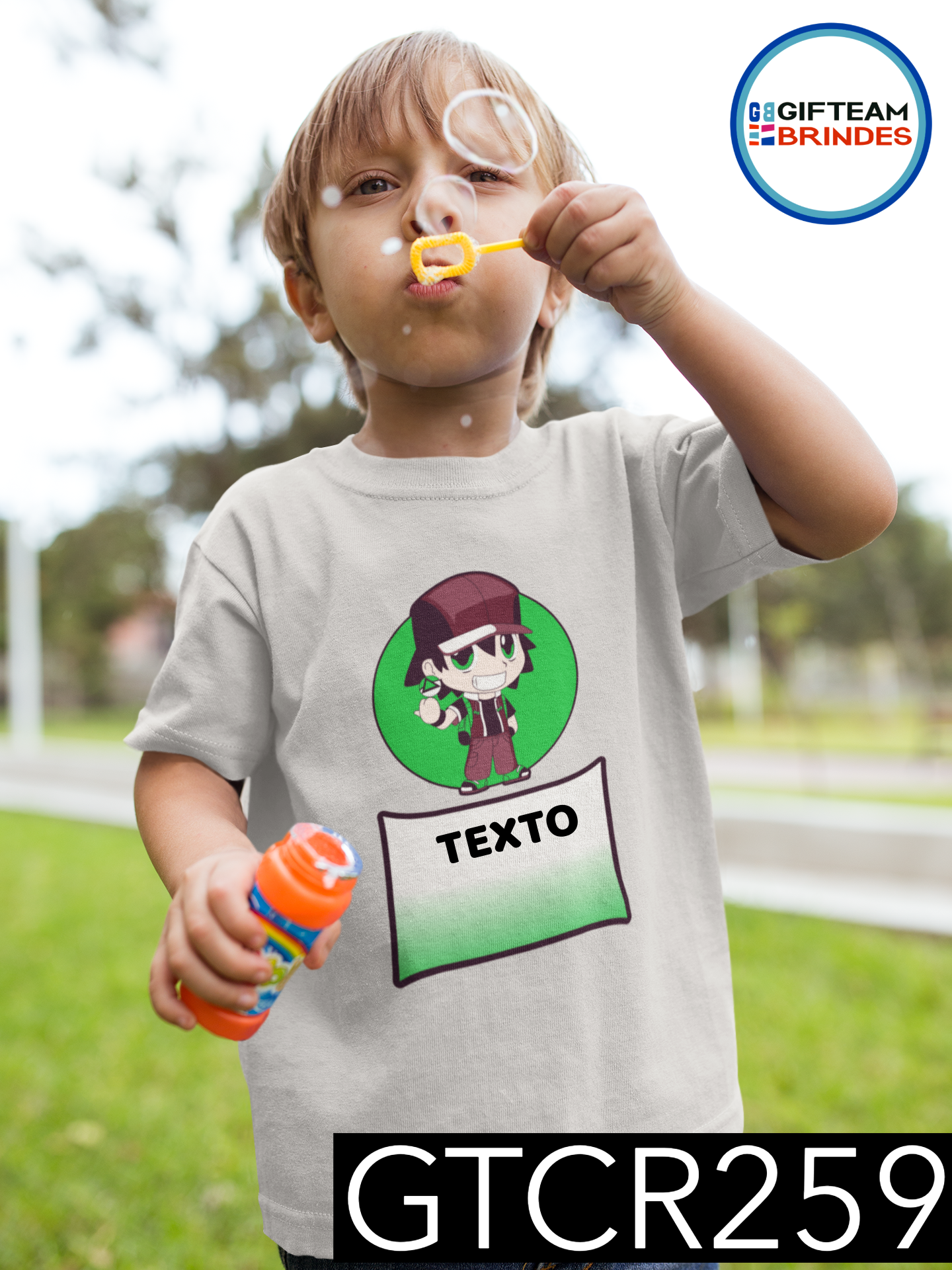 T-SHIRT CRIANÇA ANIMAÇÃO GTCR259