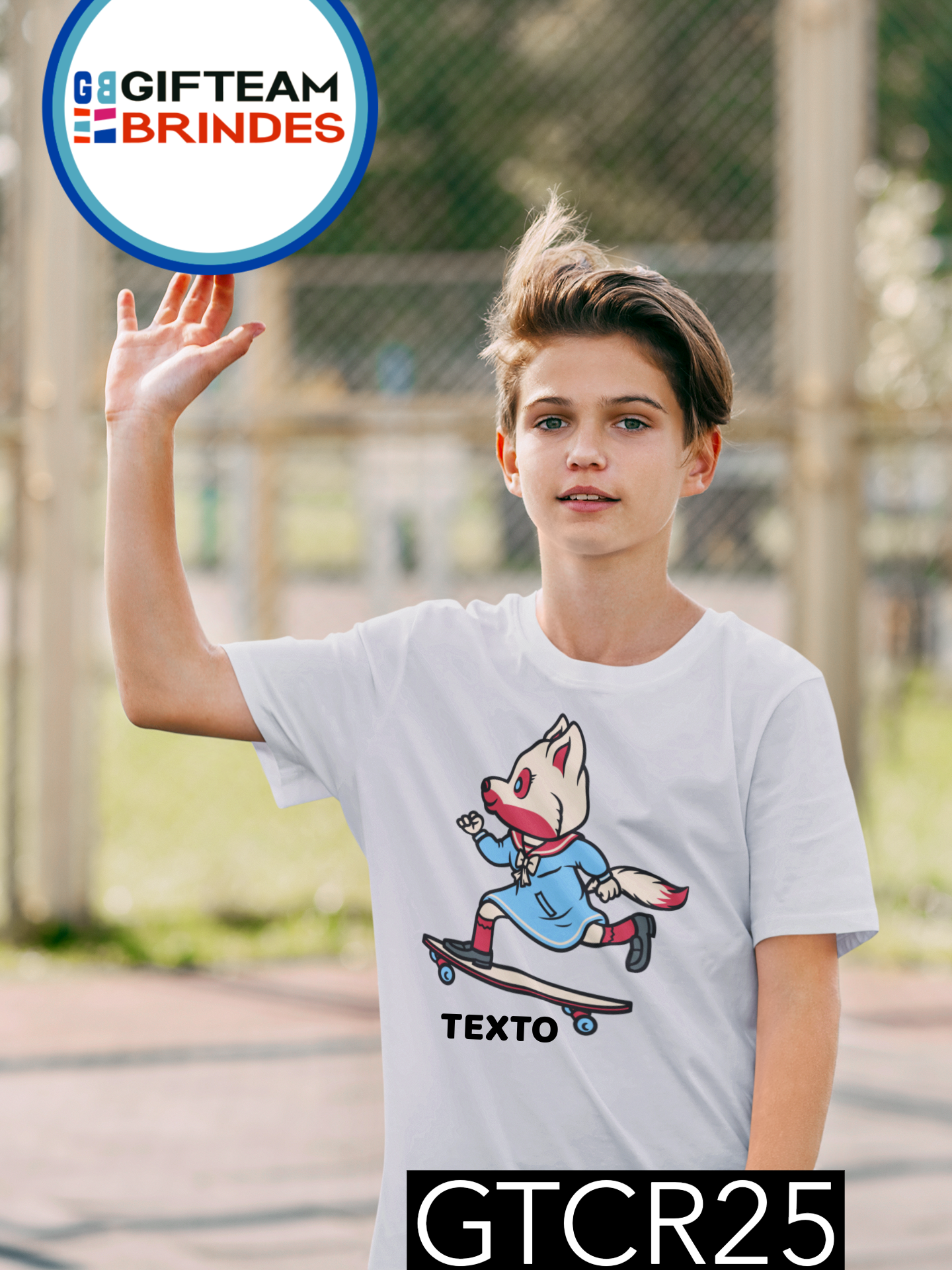 T-SHIRT CRIANÇA DESPORTO GTCR25