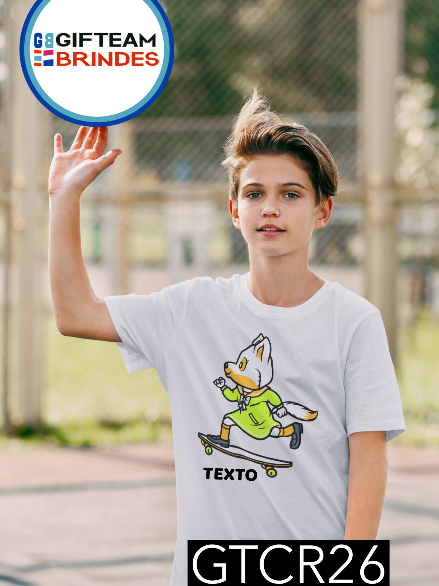 T-SHIRT CRIANÇA DESPORTO GTCR26