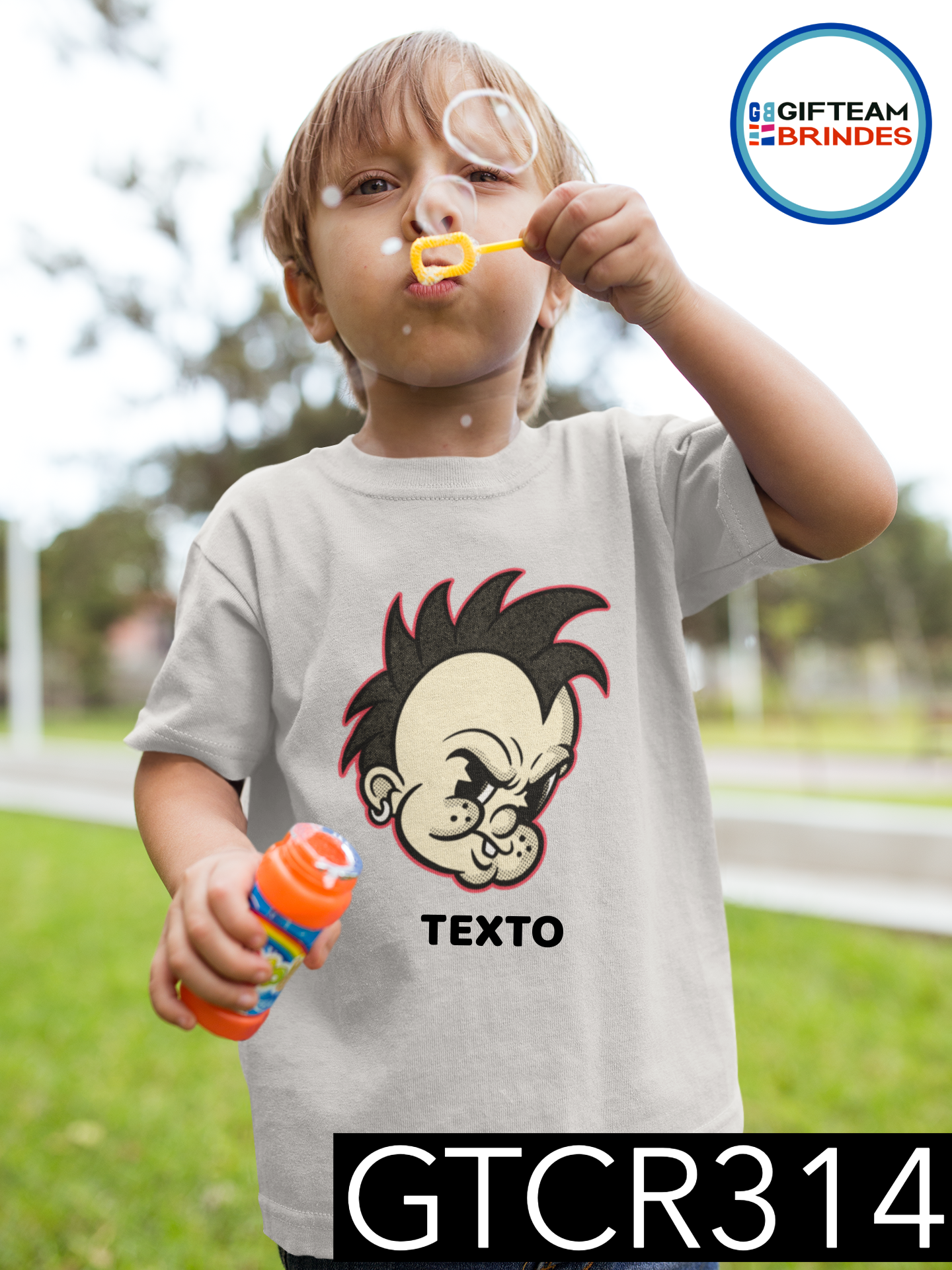 T-SHIRT CRIANÇA ANIMAÇÃO GTCR 314
