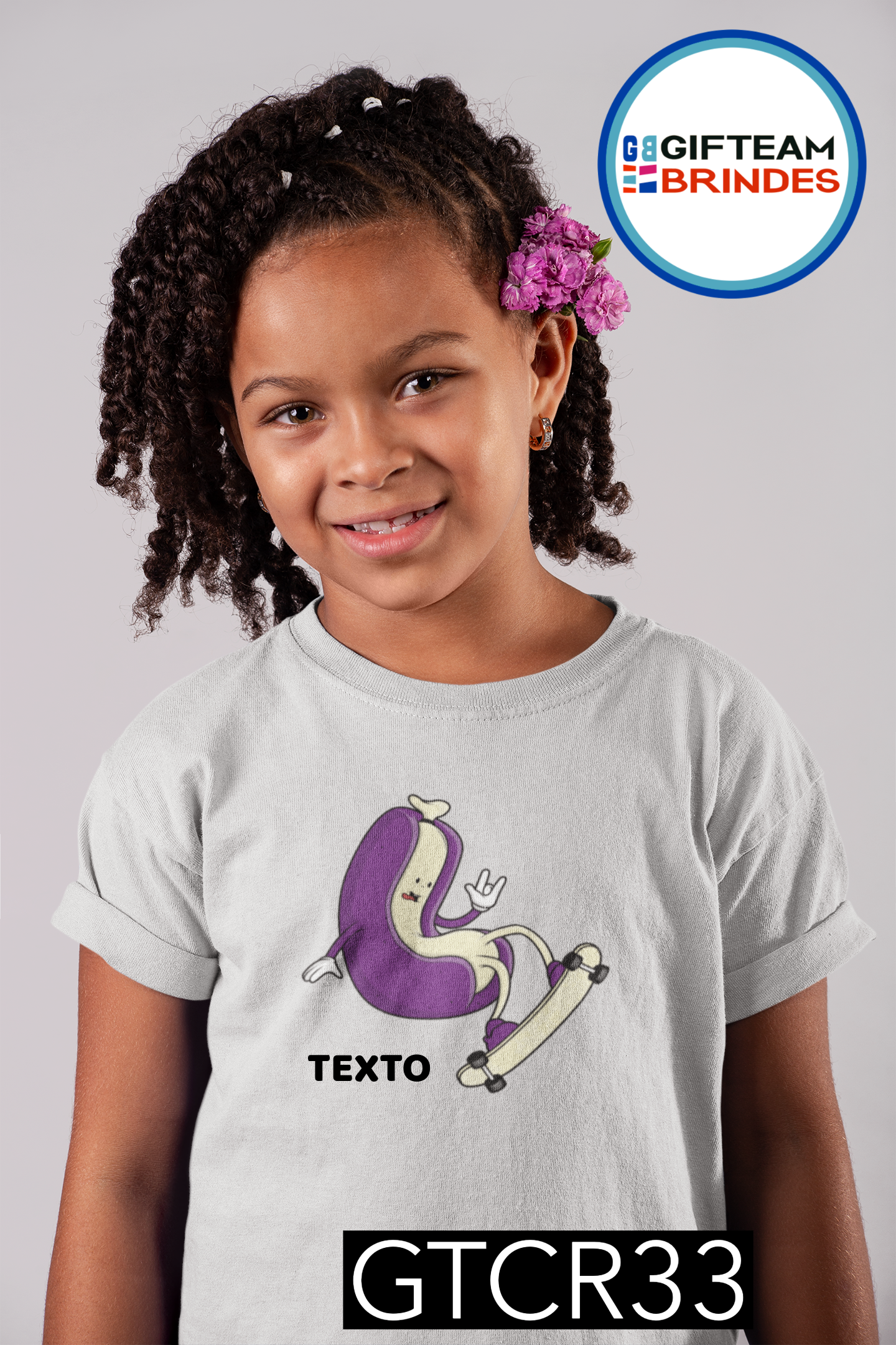 T-SHIRT CRIANÇA DESPORTO GTCR33