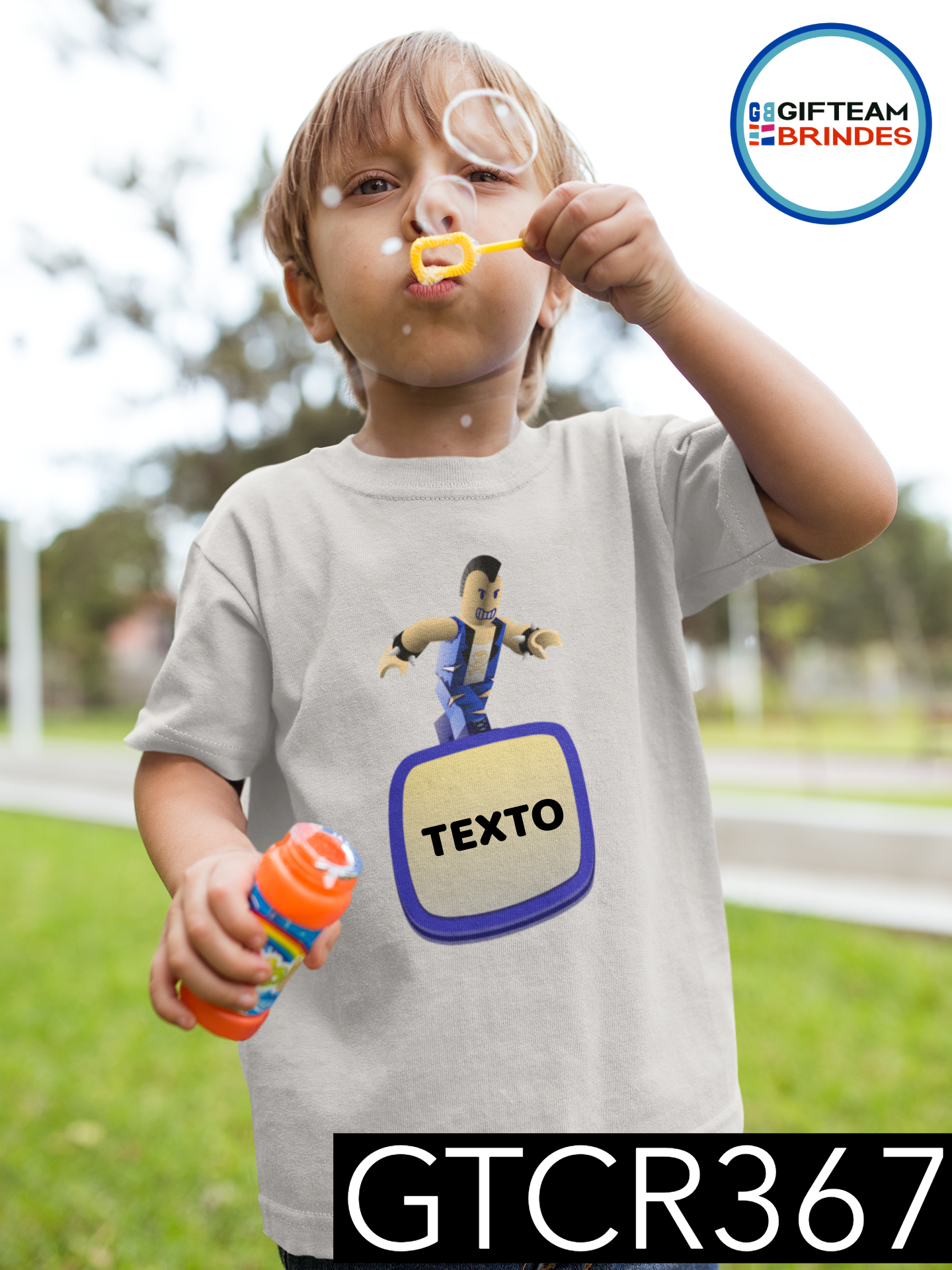 T-SHIRT CRIANÇA ANIMAÇÃO GTCR367