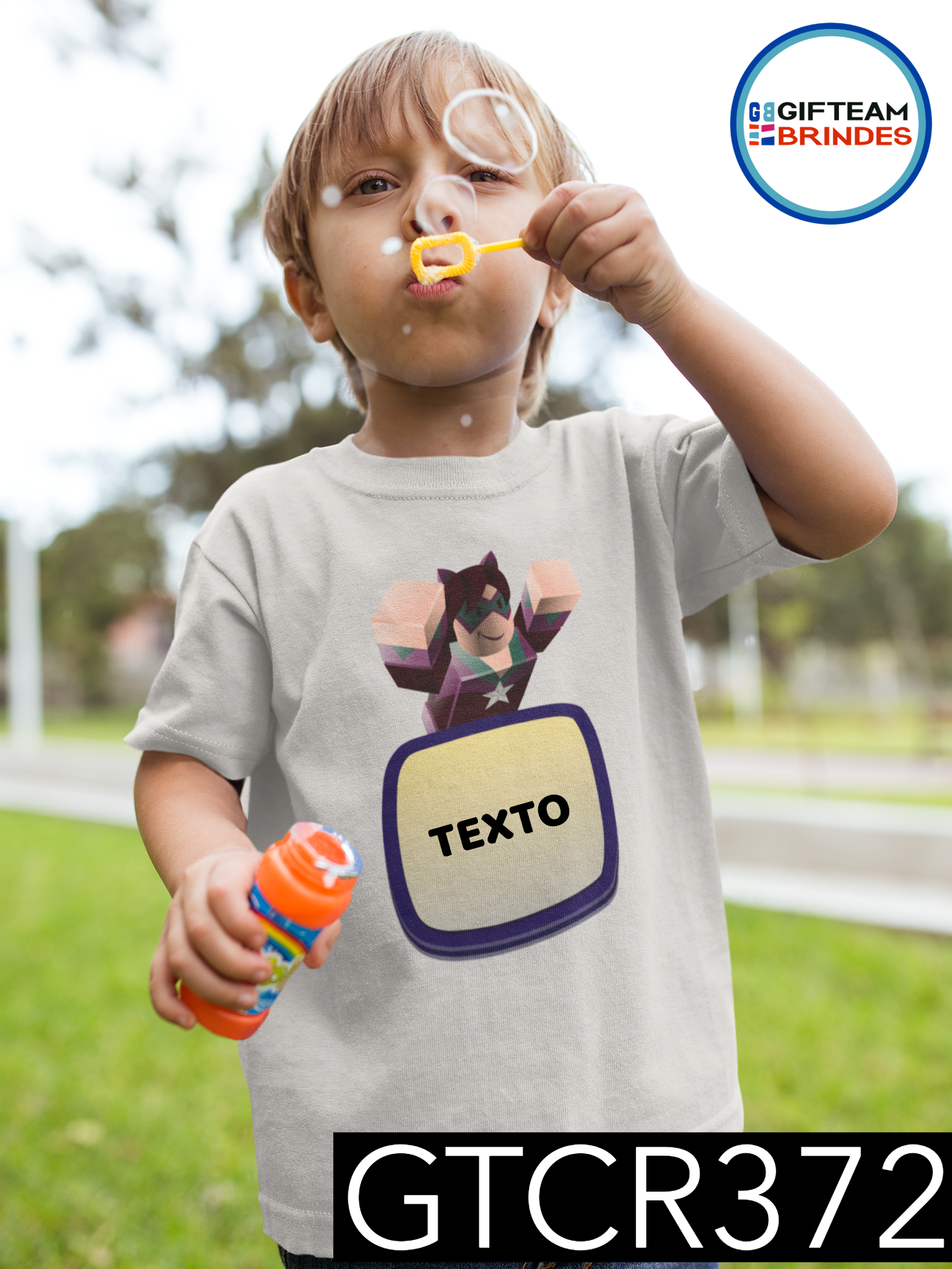 T-SHIRT CRIANÇA ANIMAÇÃO GTCR372