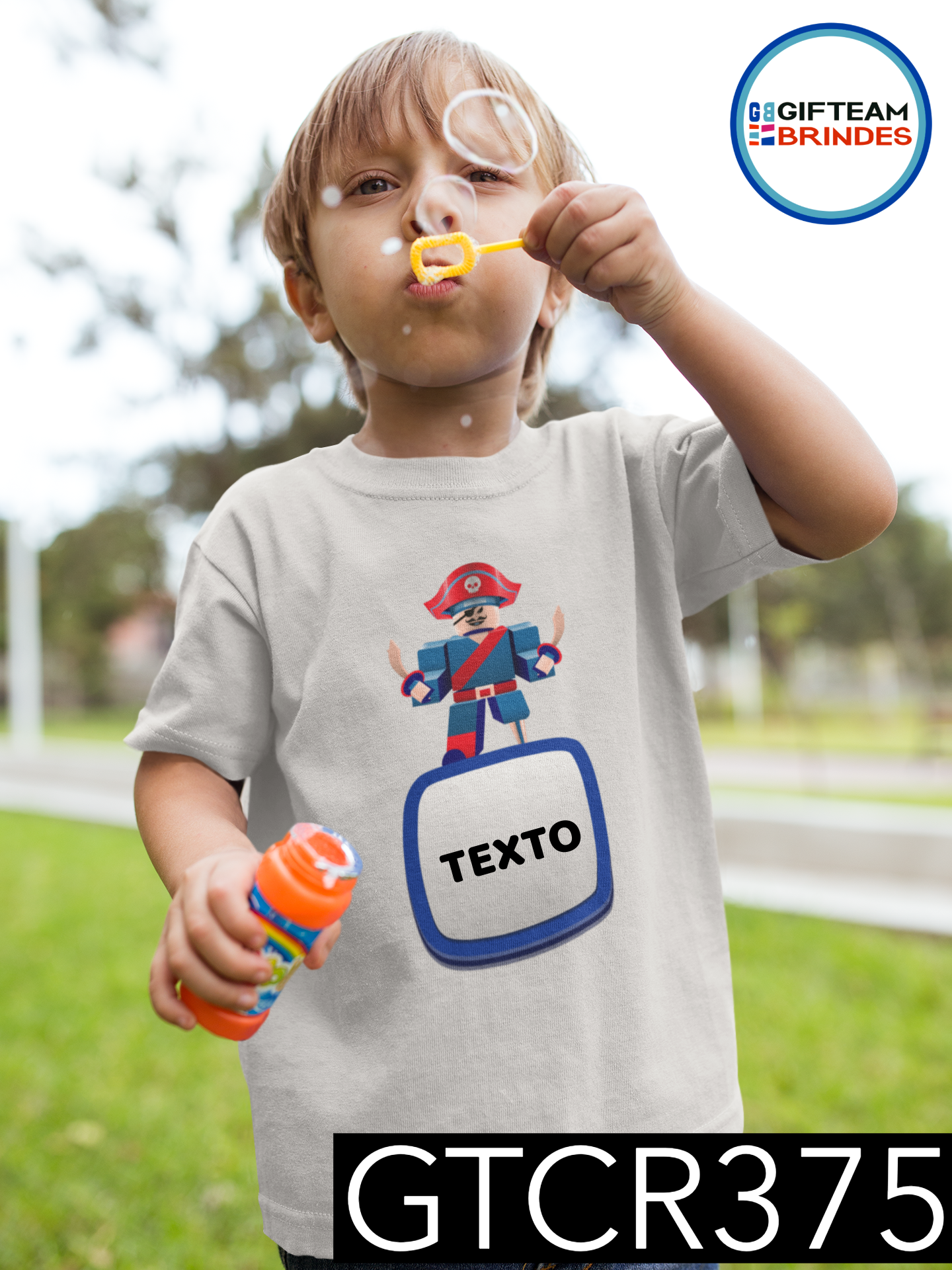 T-SHIRT CRIANÇA ANIMAÇÃO GTCR375