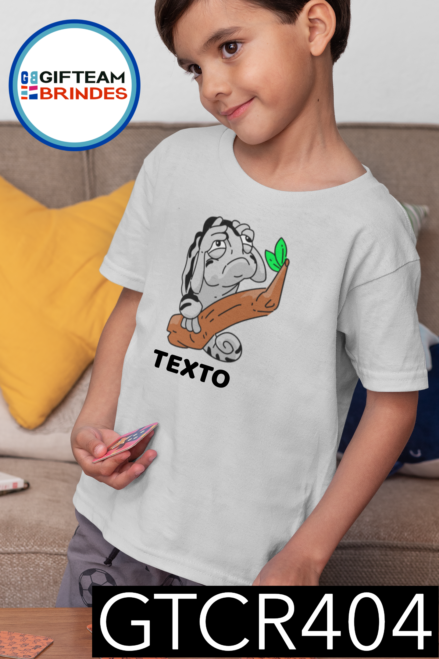 T-SHIRT CRIANÇA ANIMAIS GTCR404