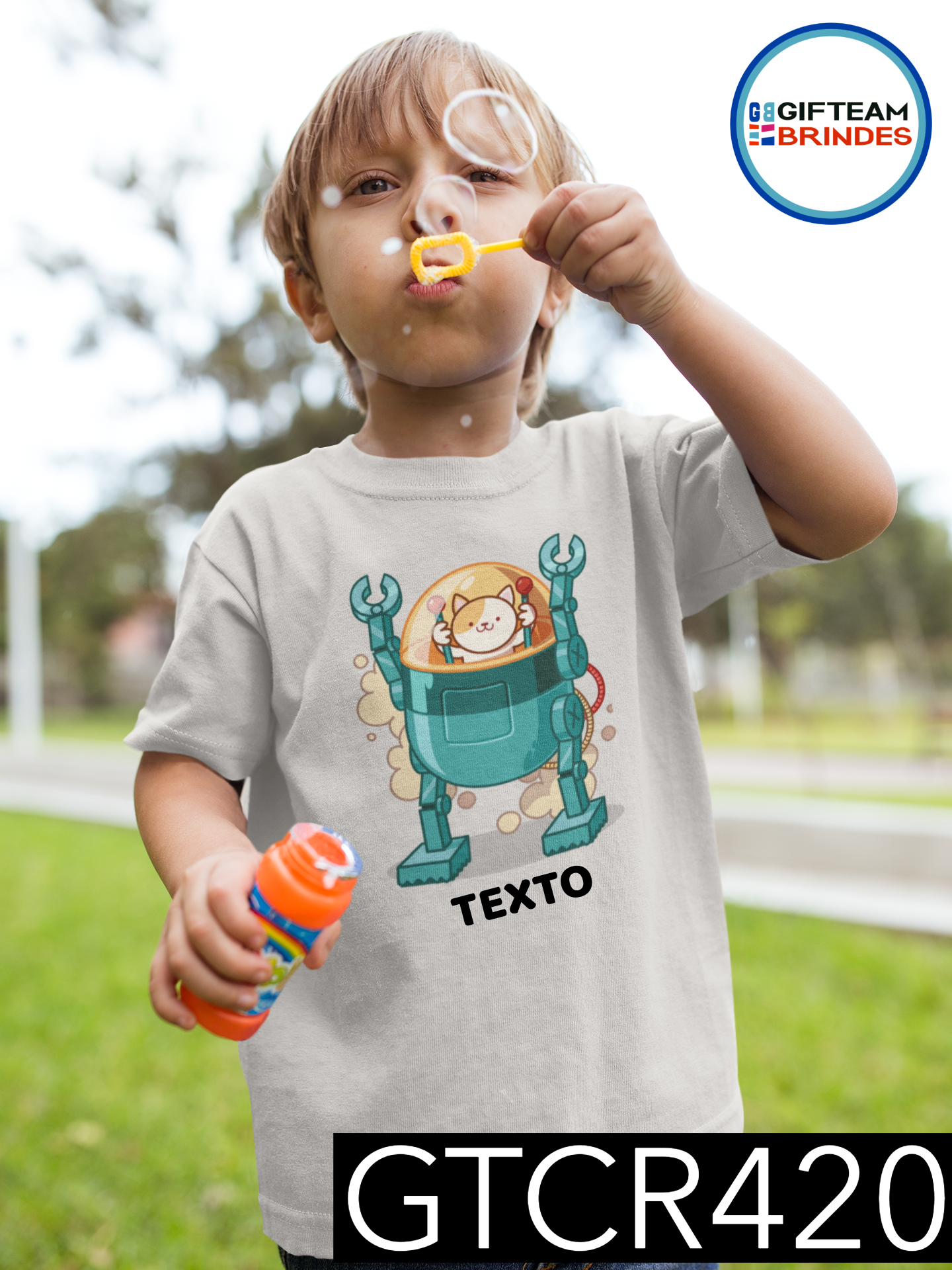 T-SHIRT CRIANÇA ANIMAÇÃO GTCR420