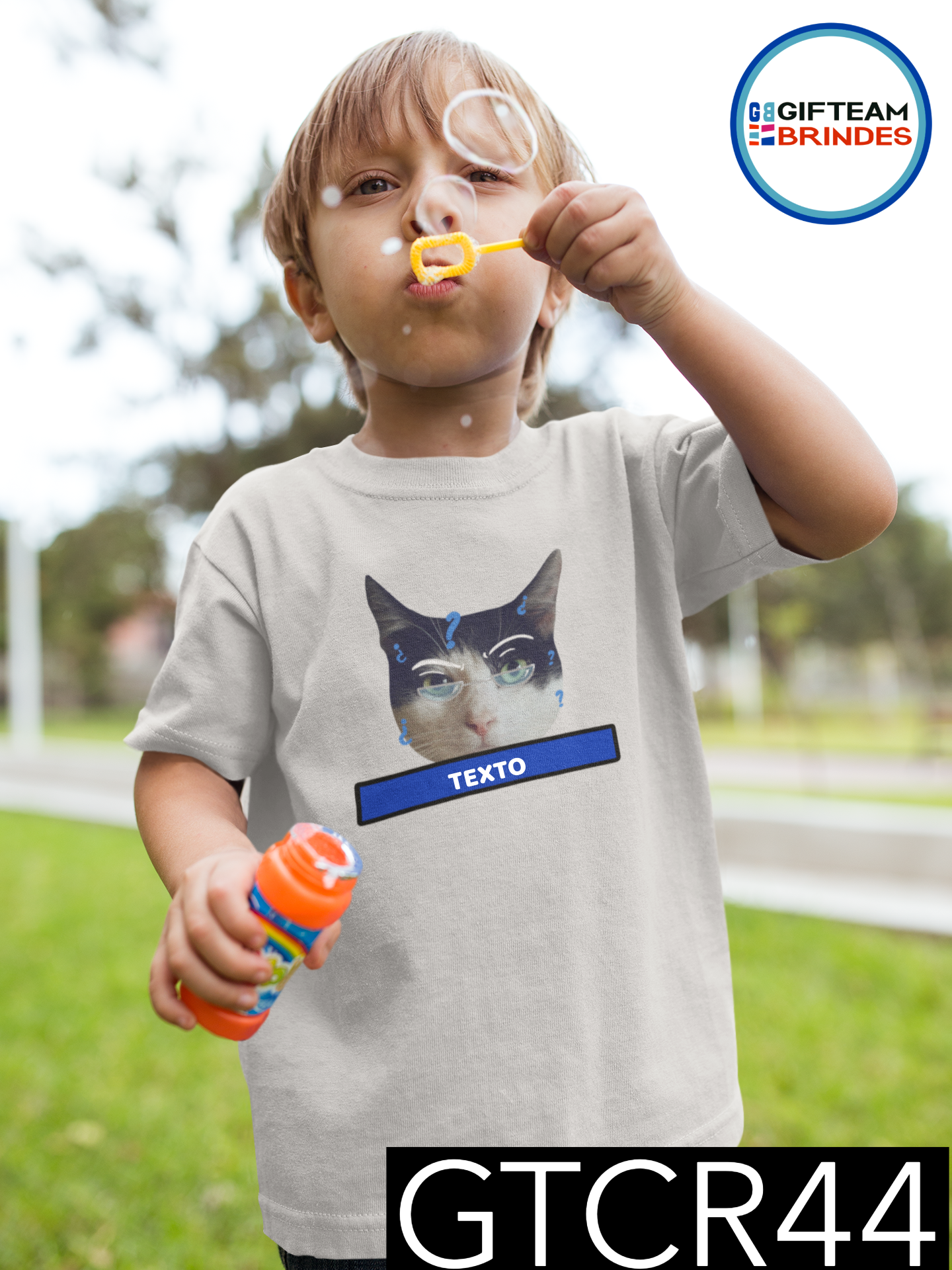 T-SHIRT CRIANÇA ANIMAIS GTCR44