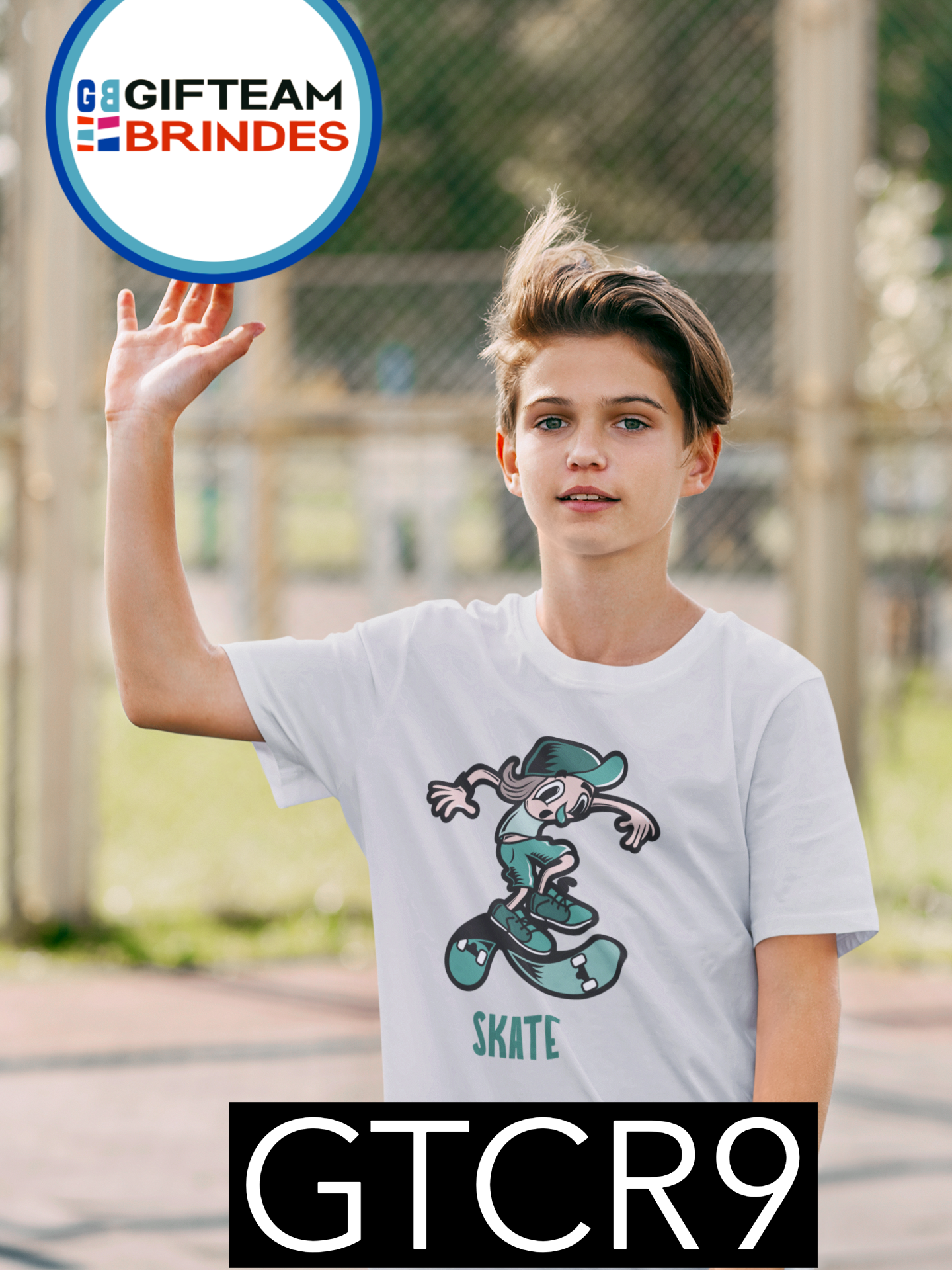 T-SHIRT CRIANÇA DESPORTO GTCR9