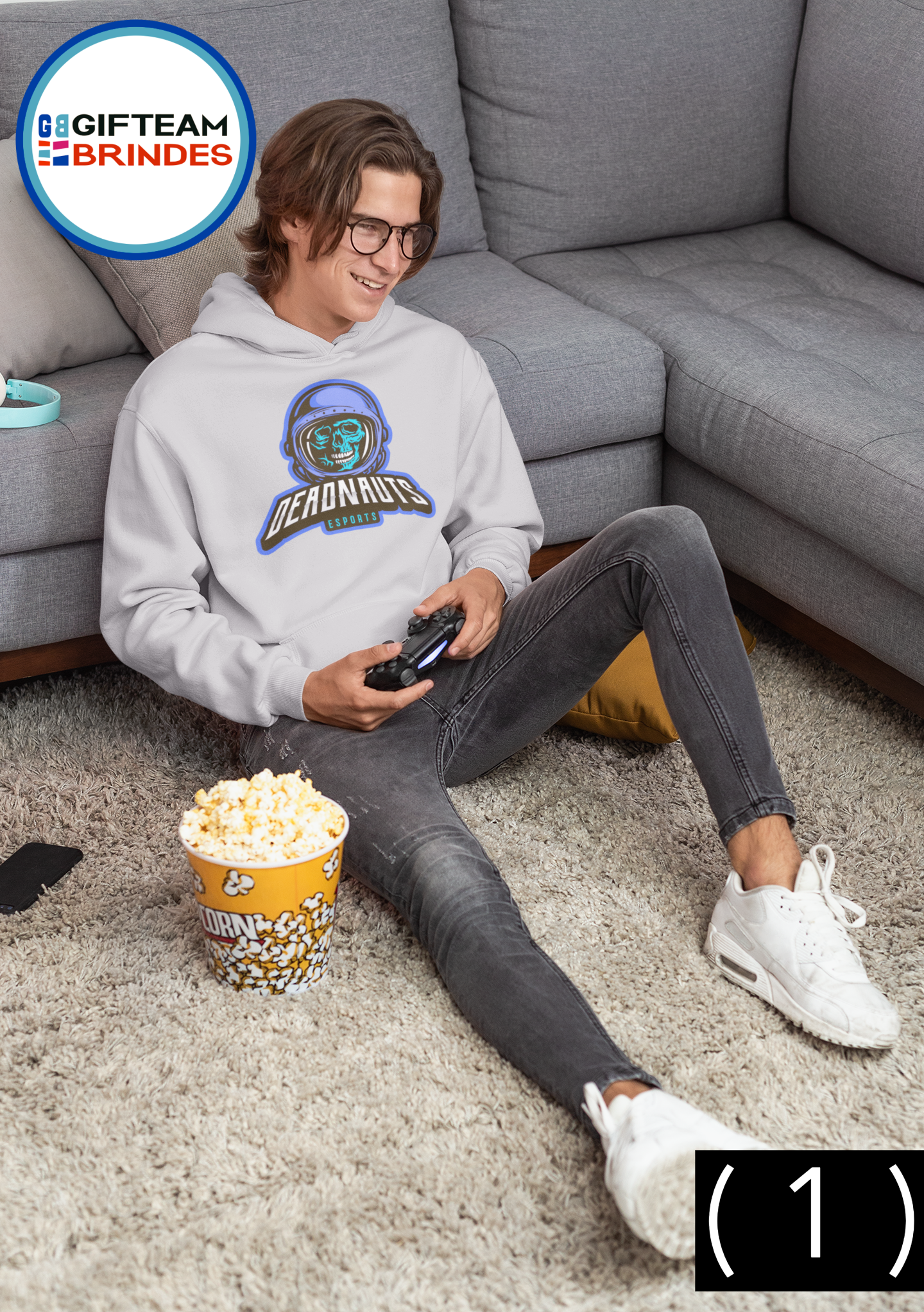 SWEAT SHIRTS CAPUZ HOMEM GAMING DEADNAUTS  236