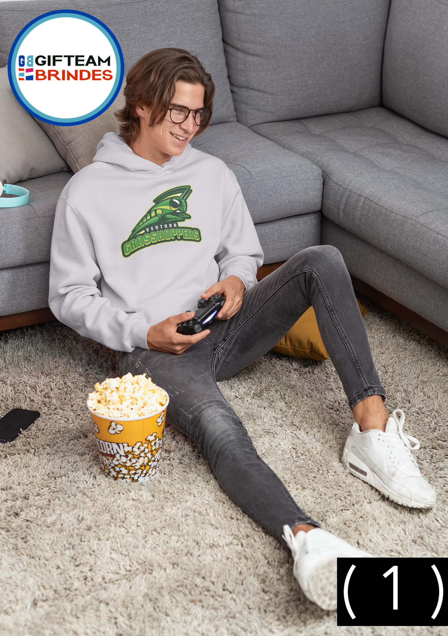 SWEAT SHIRTS CAPUZ HOMEM GAMING GRASSOPERS 236