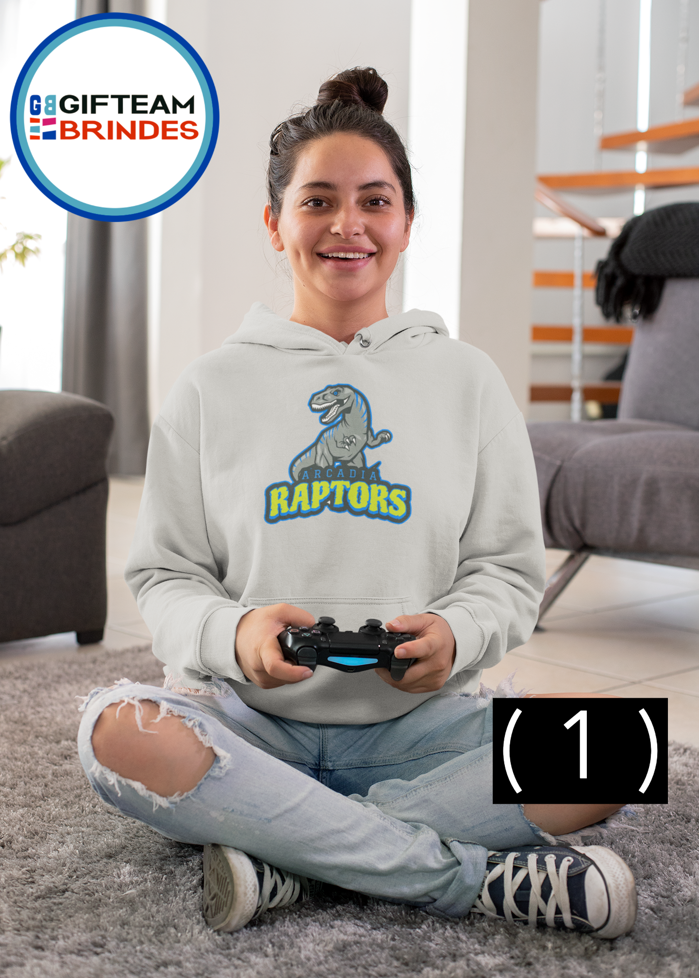 SWEAT SHIRTS CAPUZ SENHORA RAPTORS  236