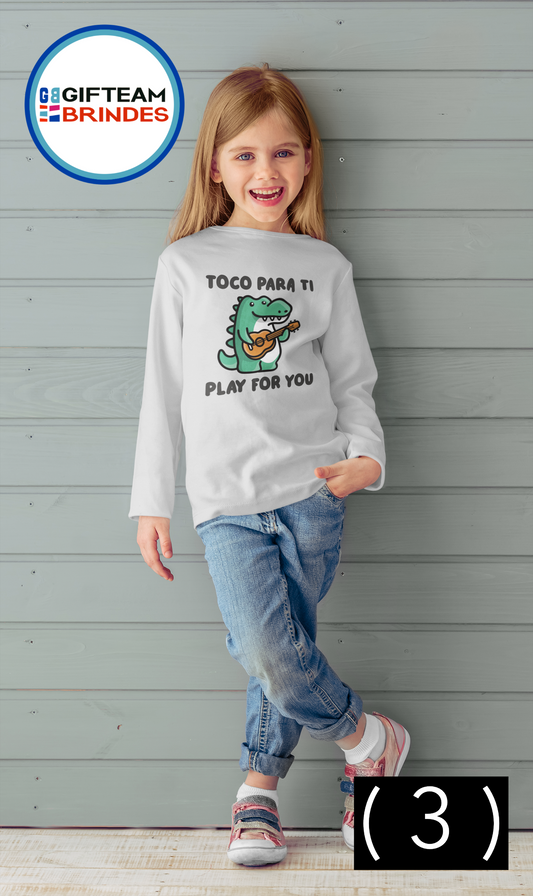 SWEAT SHIRT CRIANÇA 4/6 UNISEXO TOCO PARA TI GTMN
