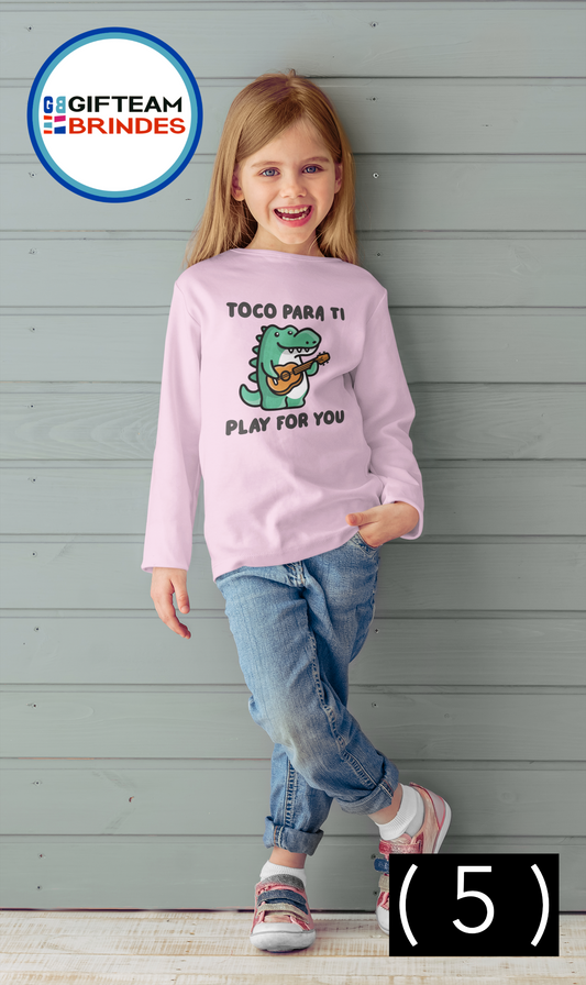 SWEAT SHIRT CRIANÇA 4/6 UNISEXO TOCO PARA TI GTMN